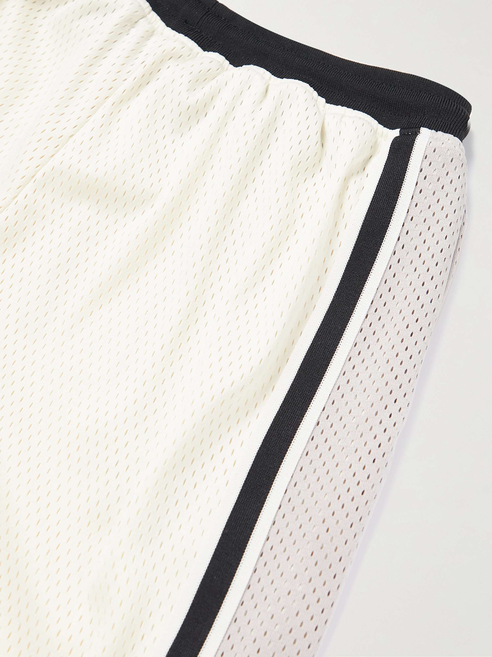 JOHN ELLIOTT Vintage Game Straight-Leg Mesh Drawstring Shorts