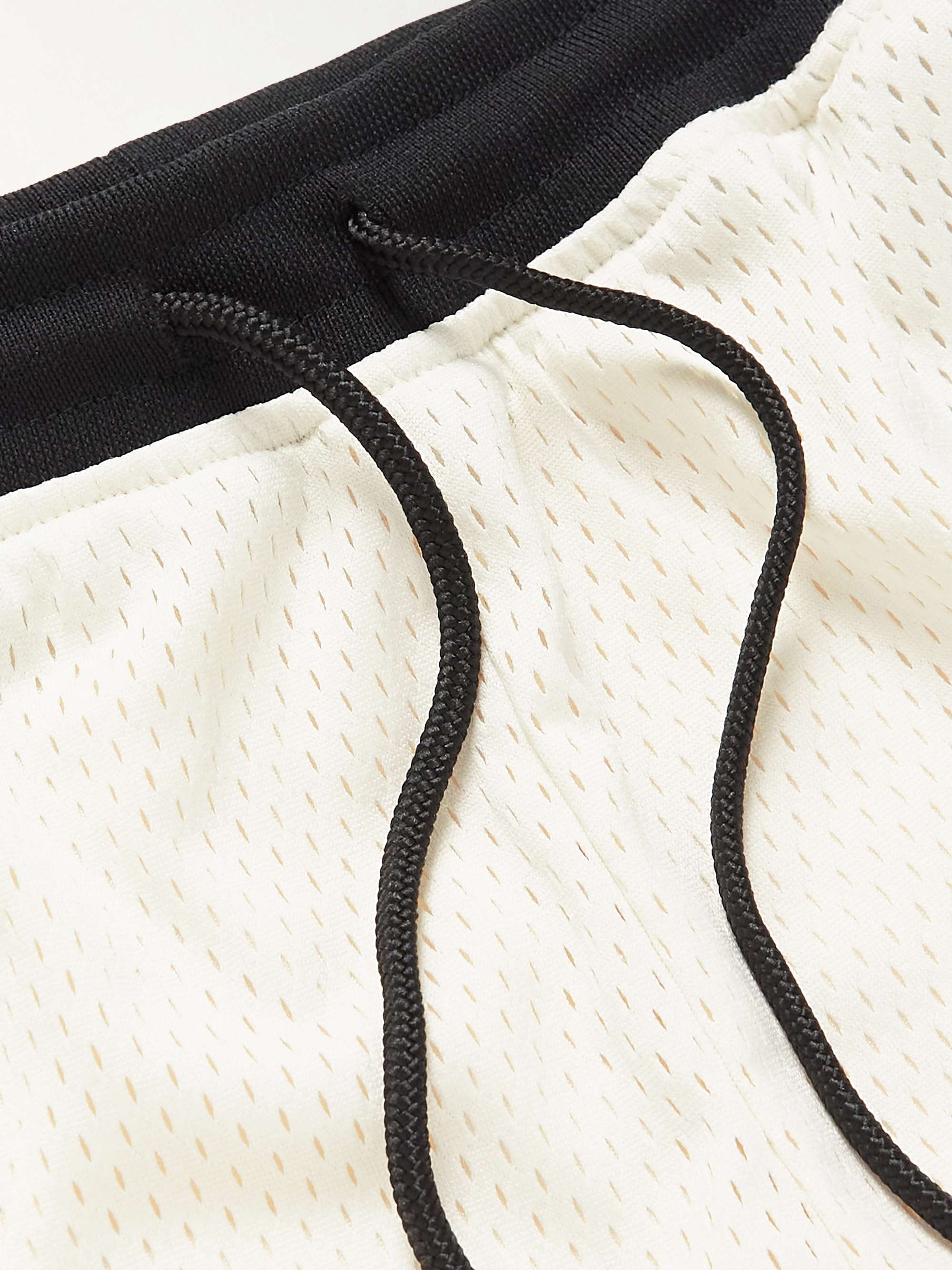 JOHN ELLIOTT Vintage Game Straight-Leg Mesh Drawstring Shorts