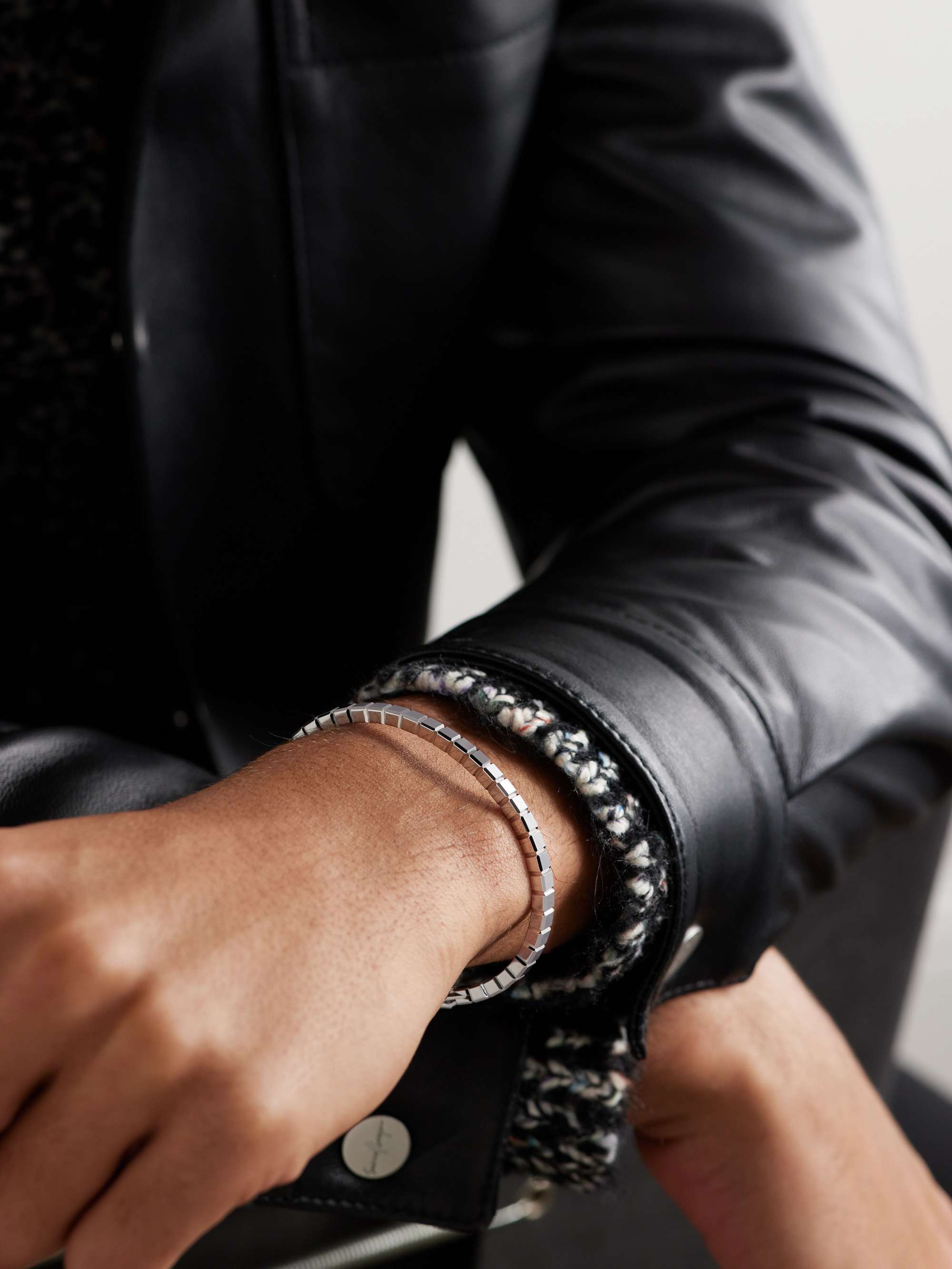 CHOPARD Ice Cube 18 Karat White Gold Bracelet For Men MR PORTER CHOPARD Ice Cube 18 Karat White Gold Bracelet For Men MR PORTER