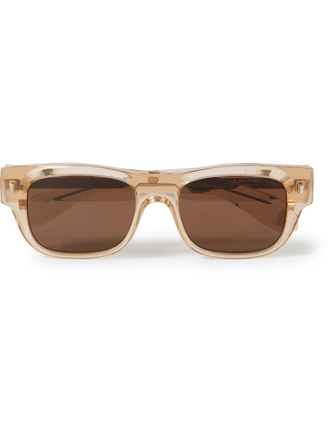 Cutler And Gross 9692 Square-frame Acetate Sunglasses In Neutrals