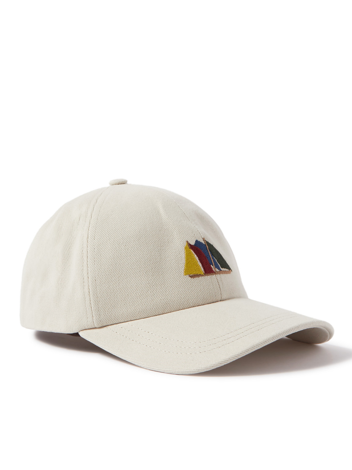 Embroidered Cotton-Twill Baseball Cap