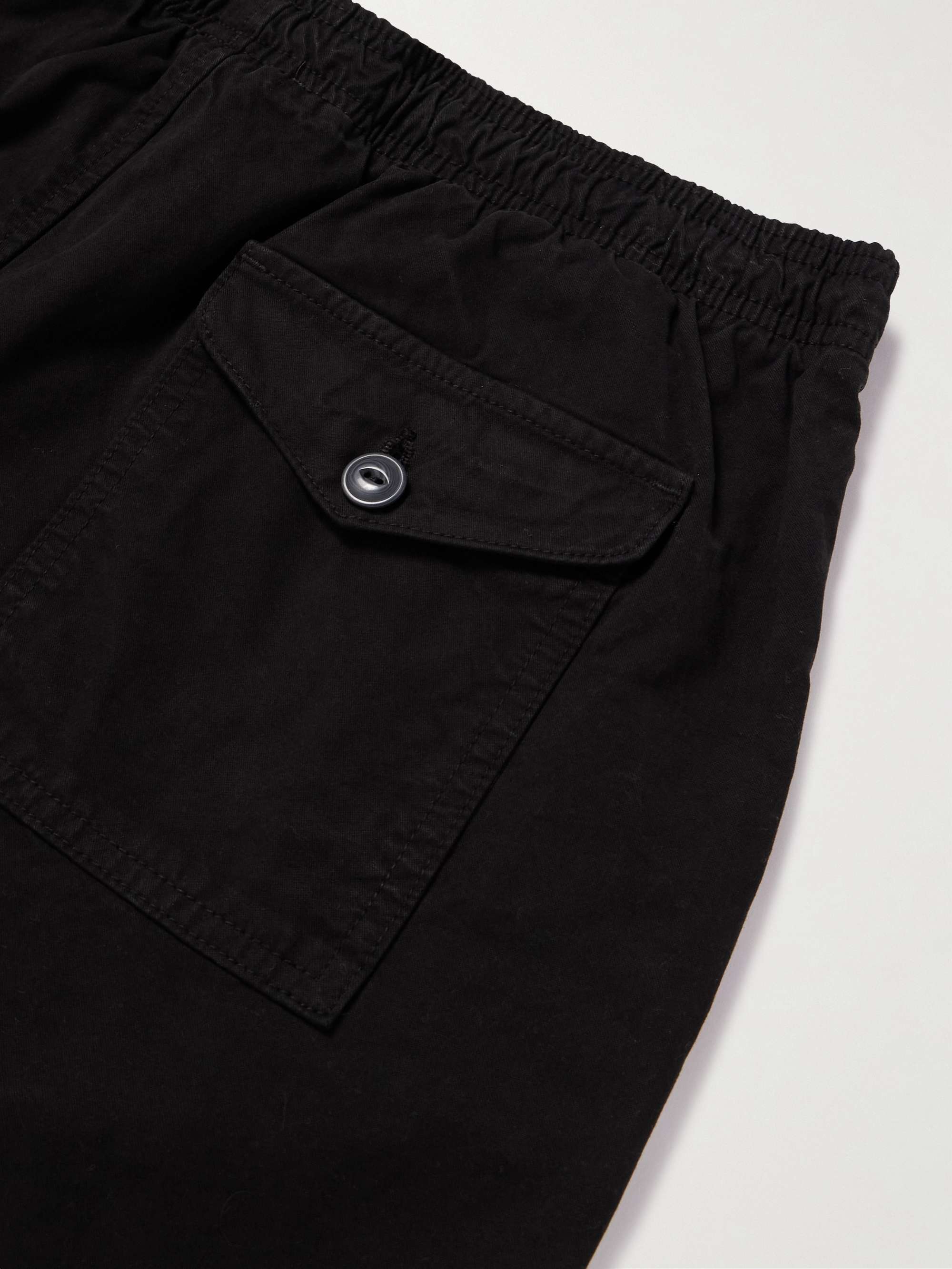 SAVE KHAKI UNITED Easy Straight-Leg Cotton-Twill Drawstring Shorts