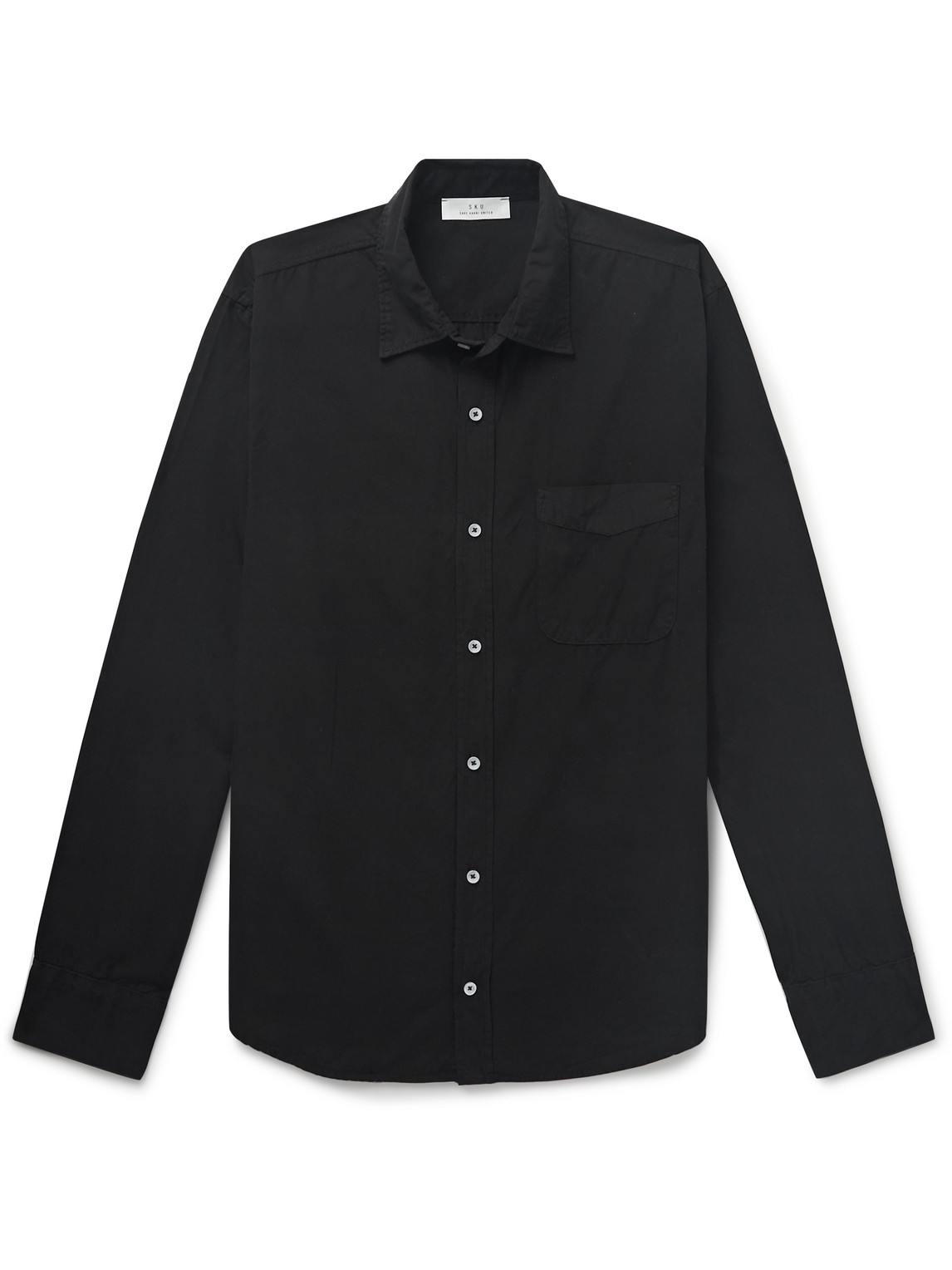Standard Garment-Dyed Cotton-Poplin Shirt