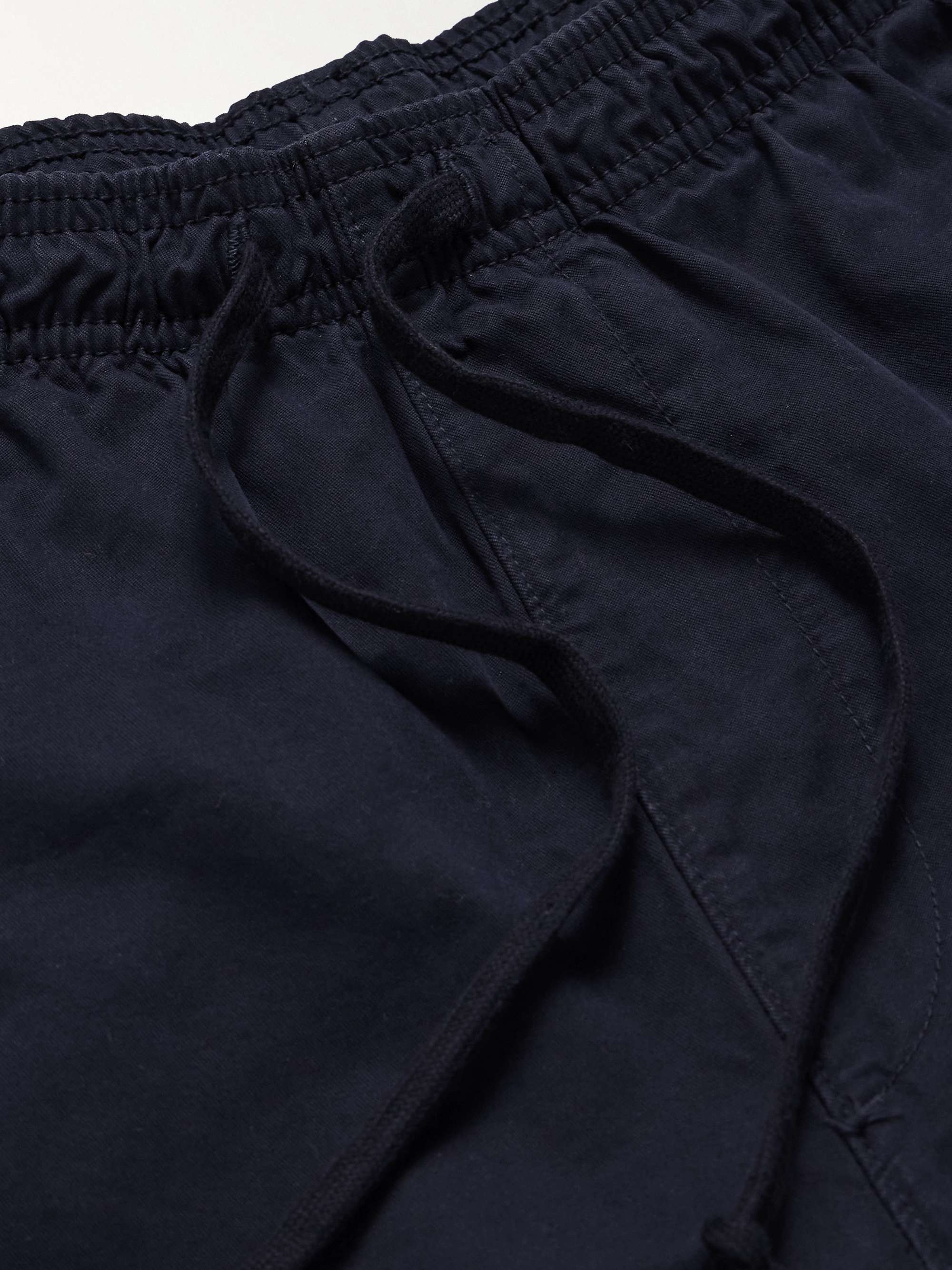 SAVE KHAKI UNITED Easy Straight-Leg Cotton-Twill Drawstring Shorts