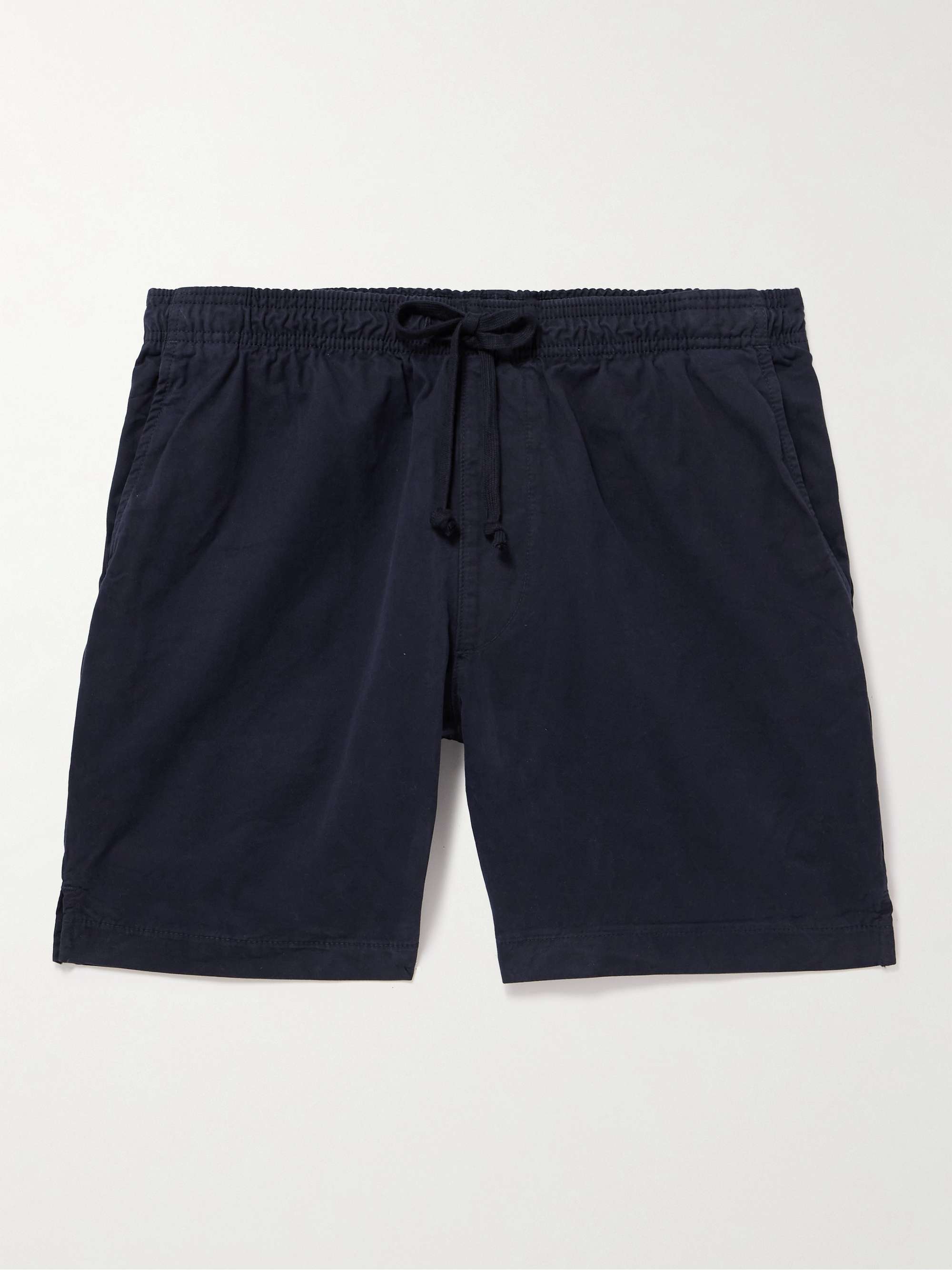 SAVE KHAKI UNITED Easy Straight-Leg Cotton-Twill Drawstring Shorts for ...