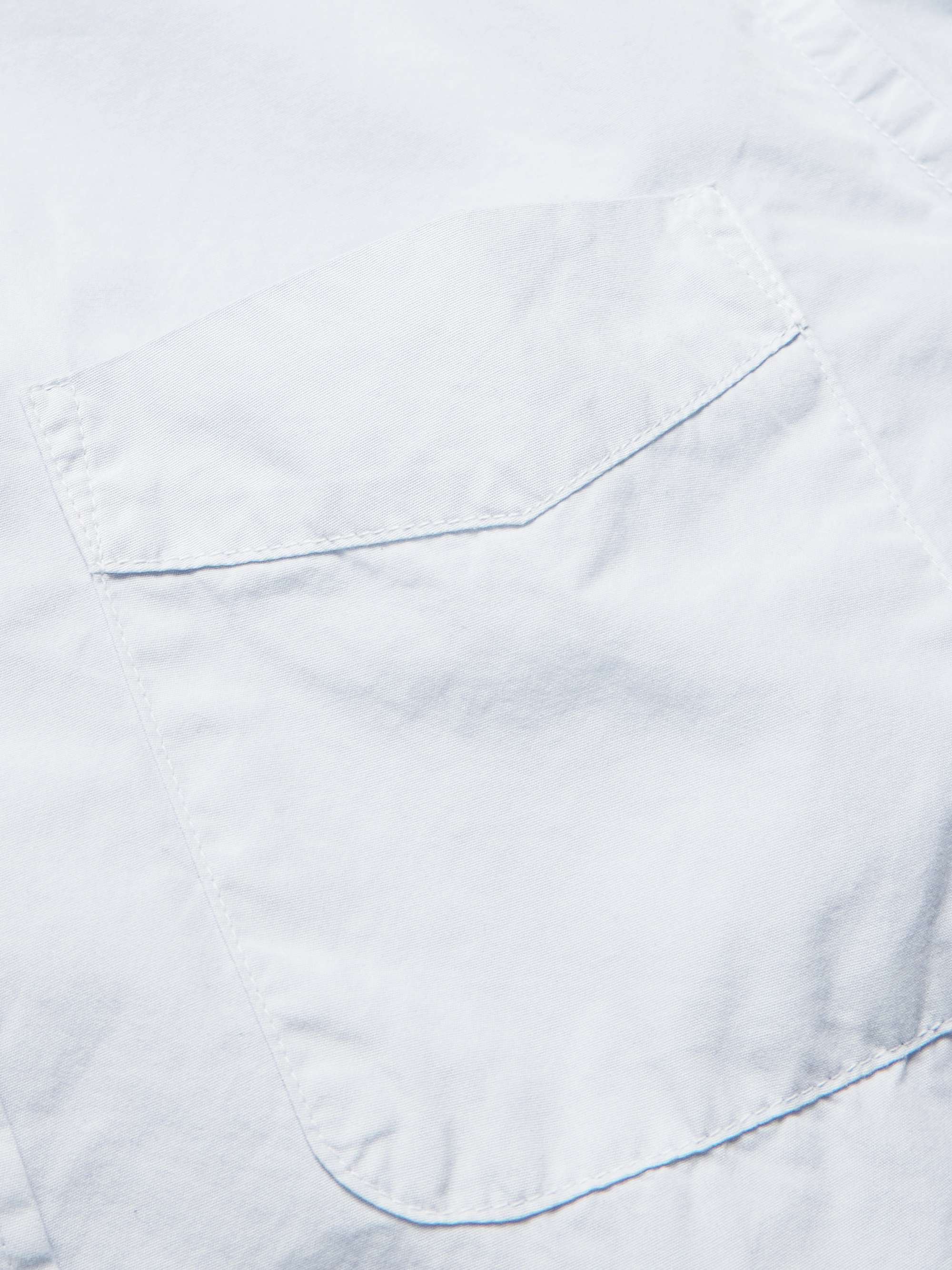SAVE KHAKI UNITED Standard Garment-Dyed Cotton-Poplin Shirt