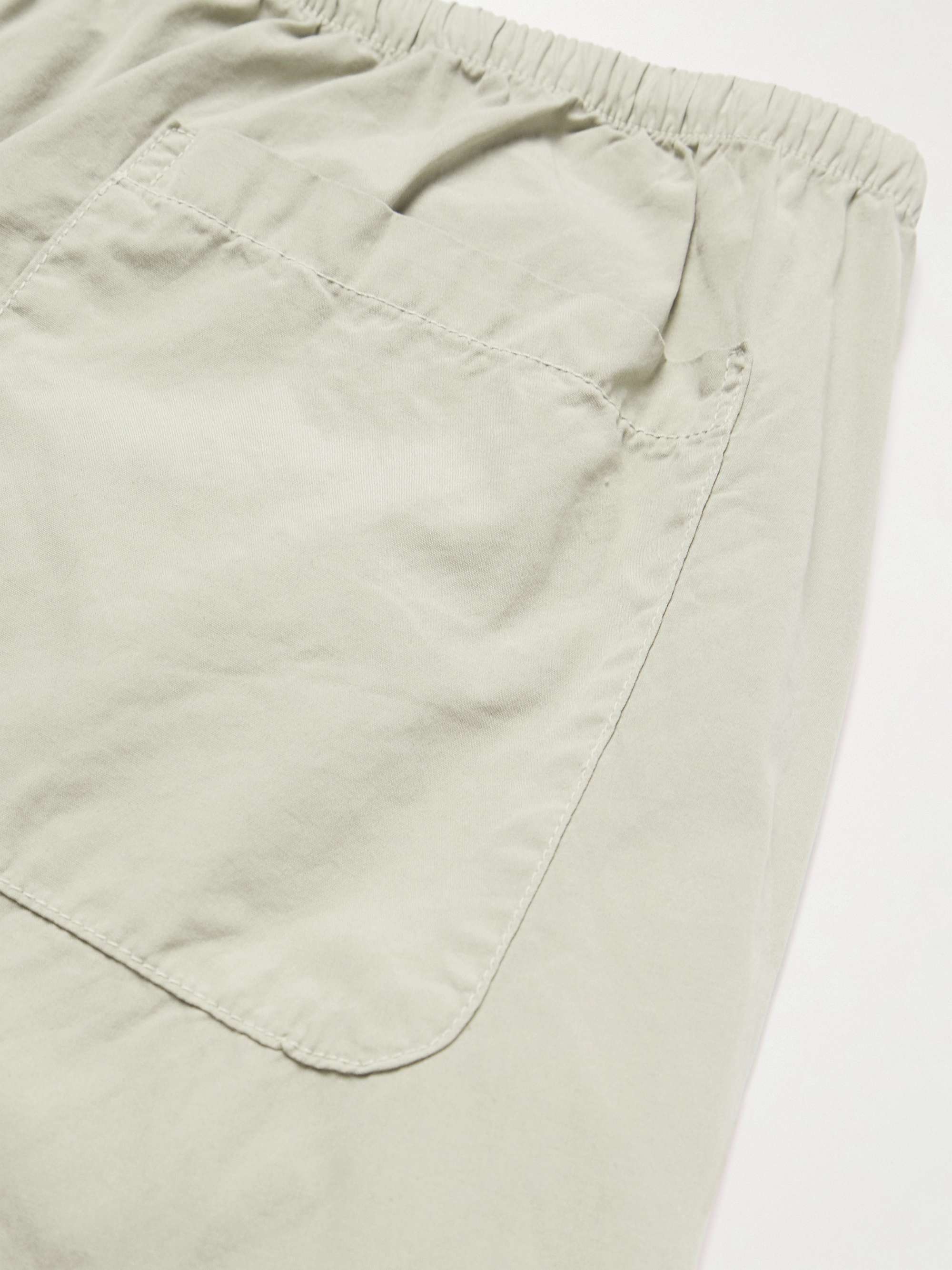 SAVE KHAKI UNITED Straight-Leg Cotton-Poplin Drawstring Chinos for Men ...