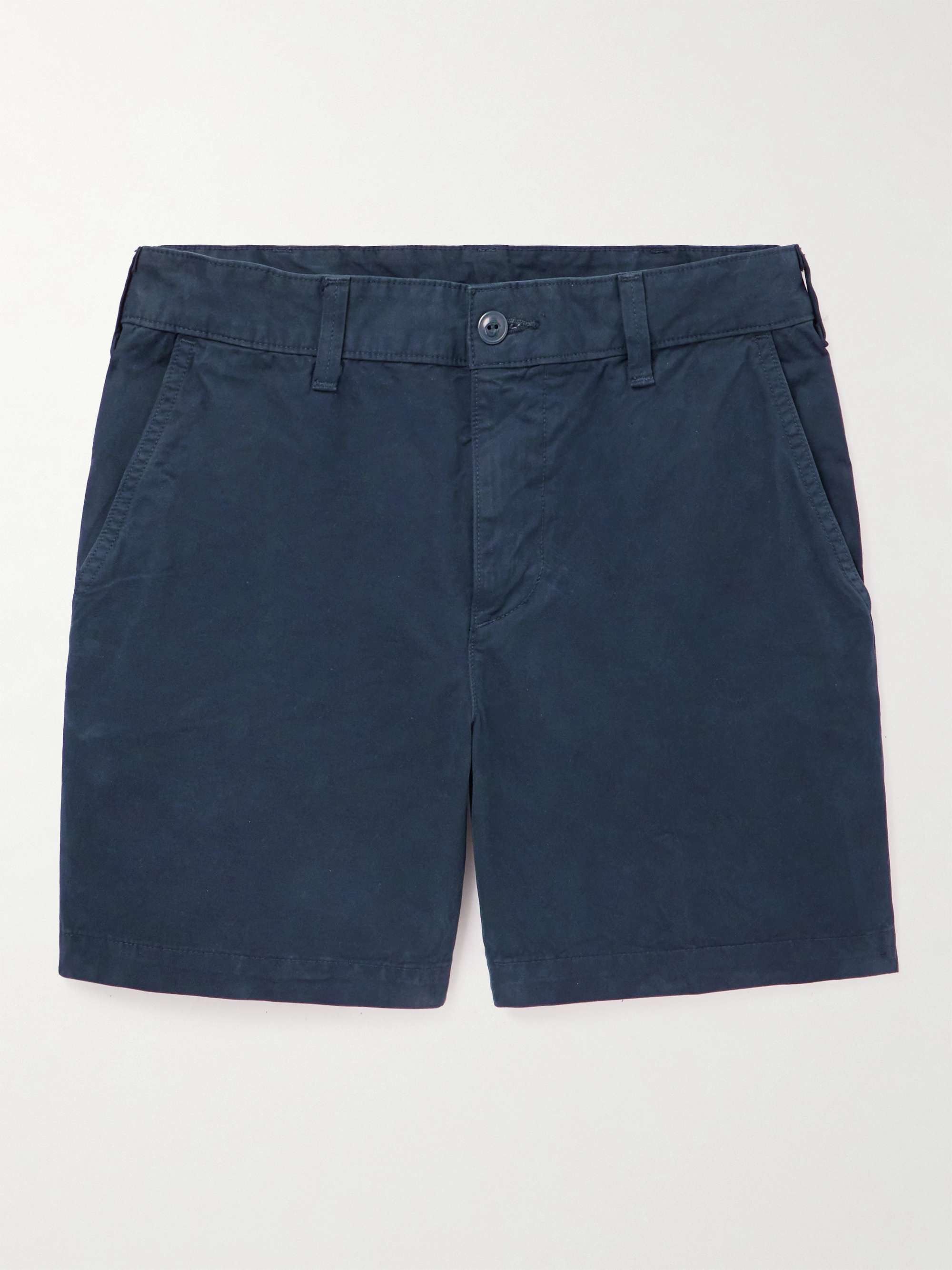 SAVE KHAKI UNITED Slim-Fit Straight-Leg Cotton-Twill Shorts | MR PORTER