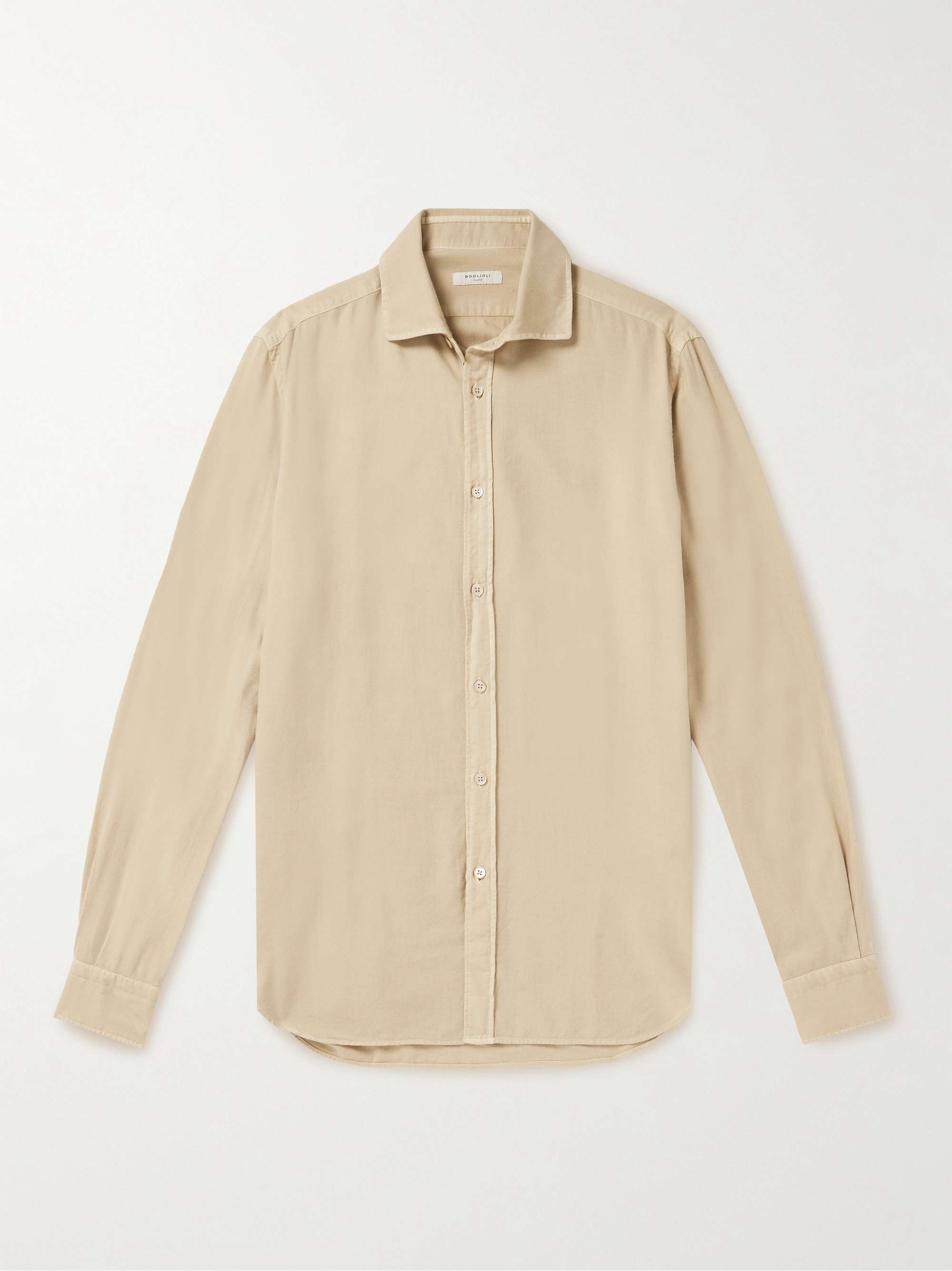 BOGLIOLI Brushed-Twill Shirt for Men | MR PORTER