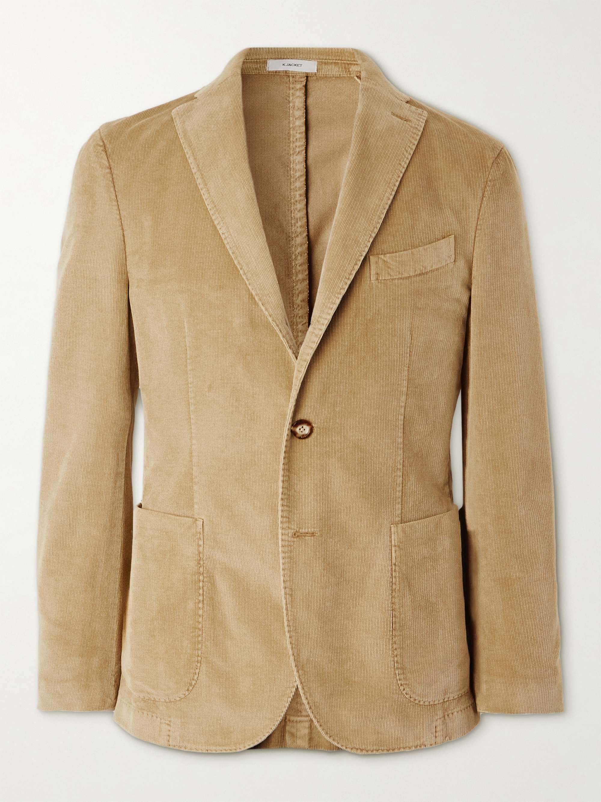 Cotton Blend Corduroy Suit Jacket