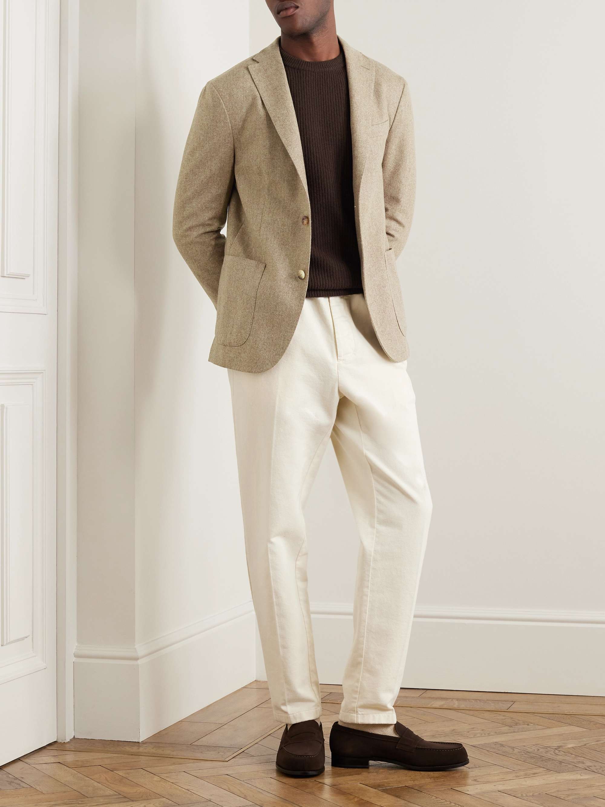 BOGLIOLI Unstructured Wool-Twill Blazer for Men | MR PORTER