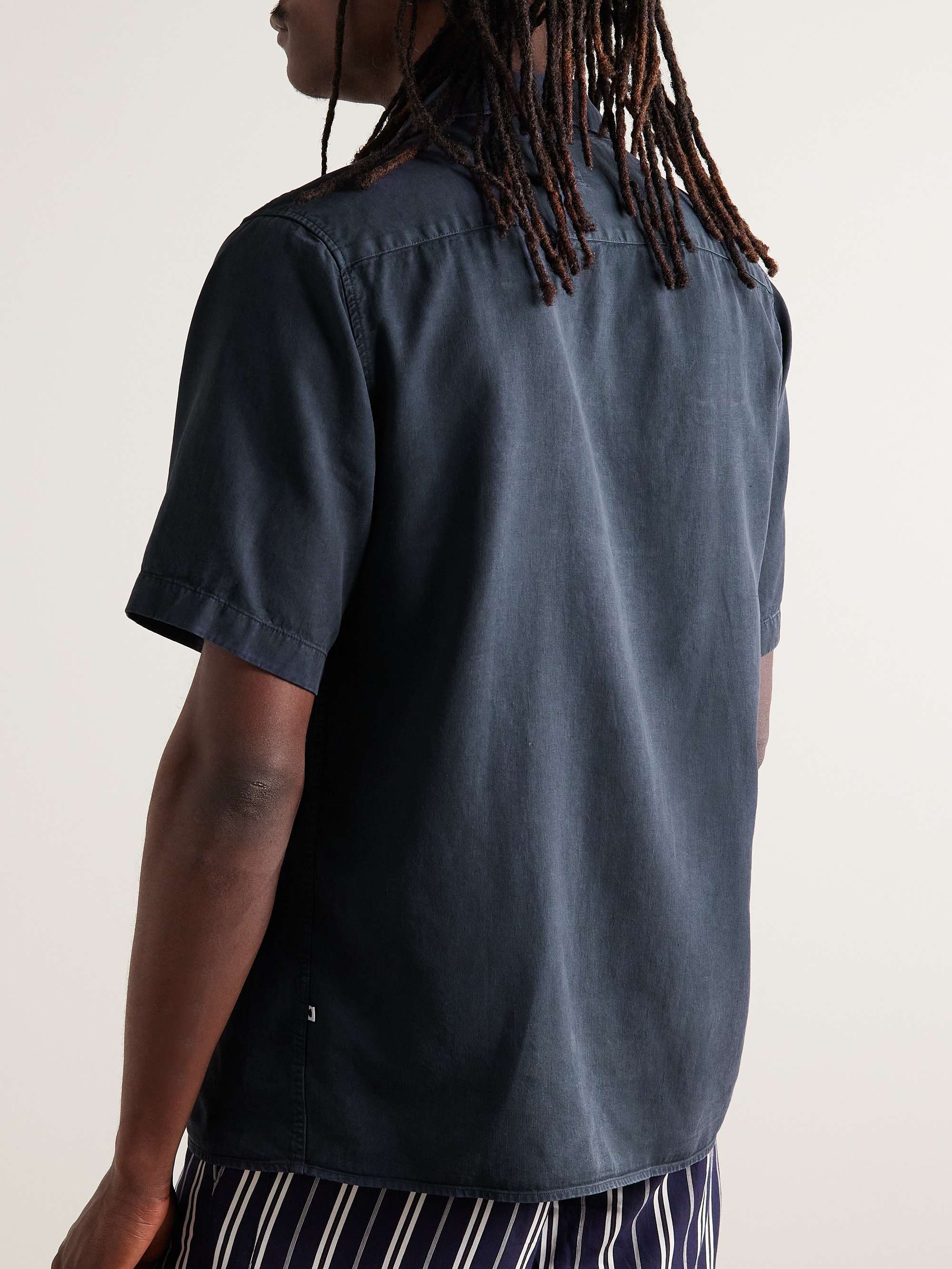NN07 Julio 5029 Convertible-Collar Twill Shirt