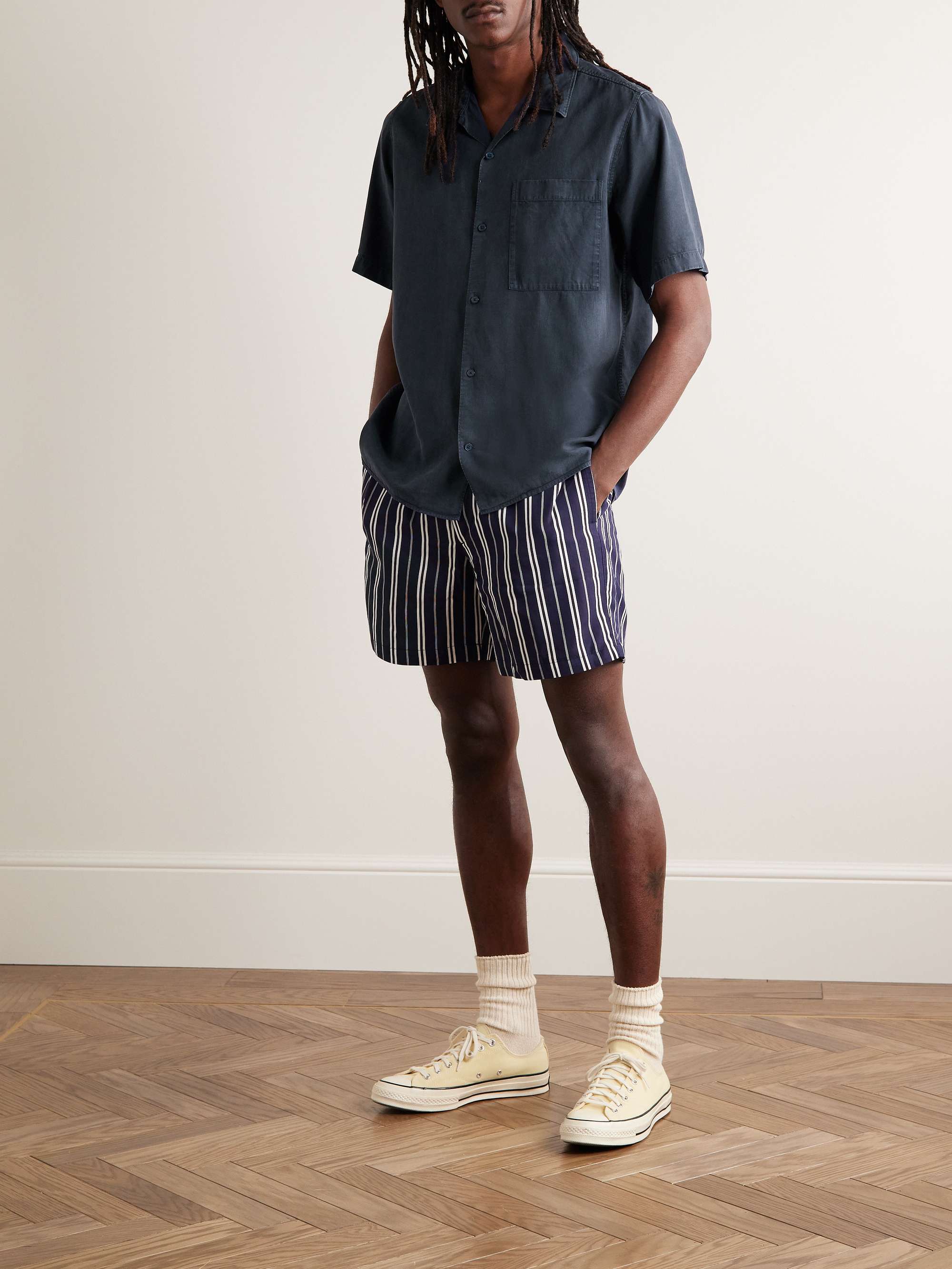 NN07 Julio 5029 Convertible-Collar Twill Shirt