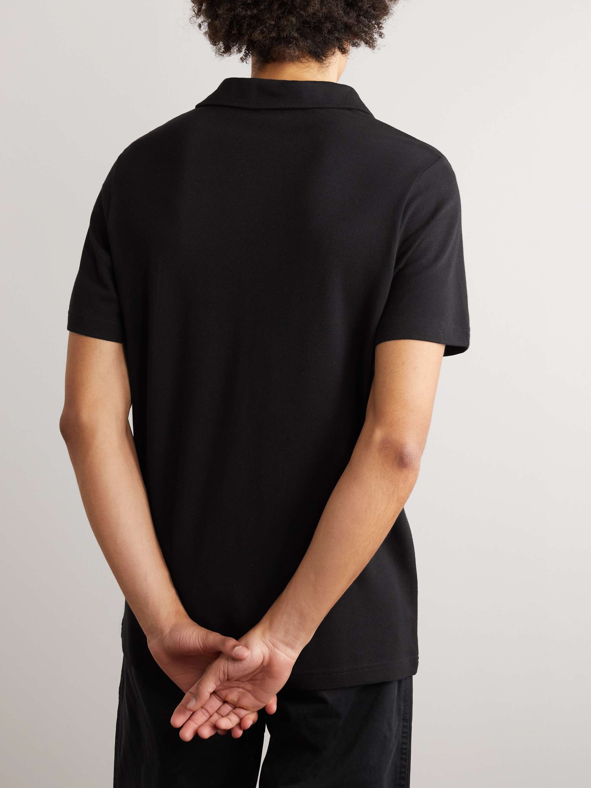NN07 Ross Cotton and Modal-Blend Polo Shirt