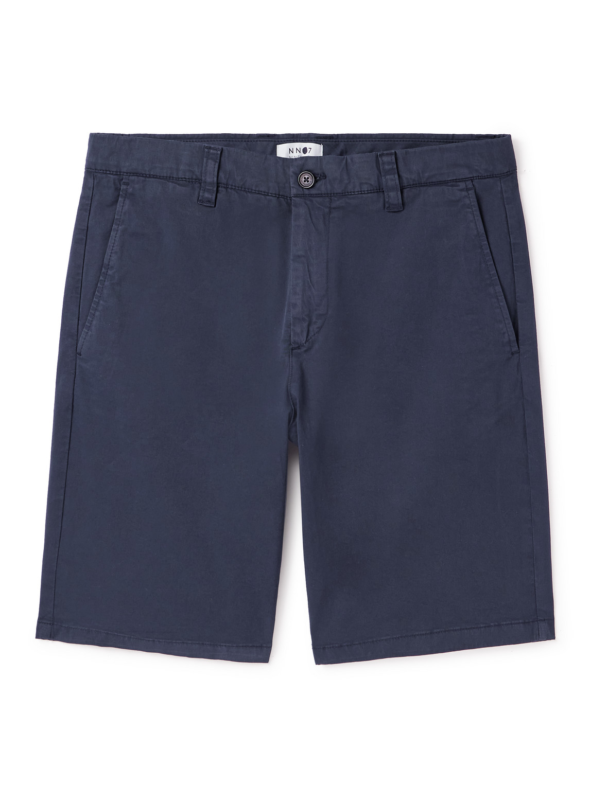 Crown 1005 Straight-Leg Garment-Dyed Stretch-Cotton Twill Shorts
