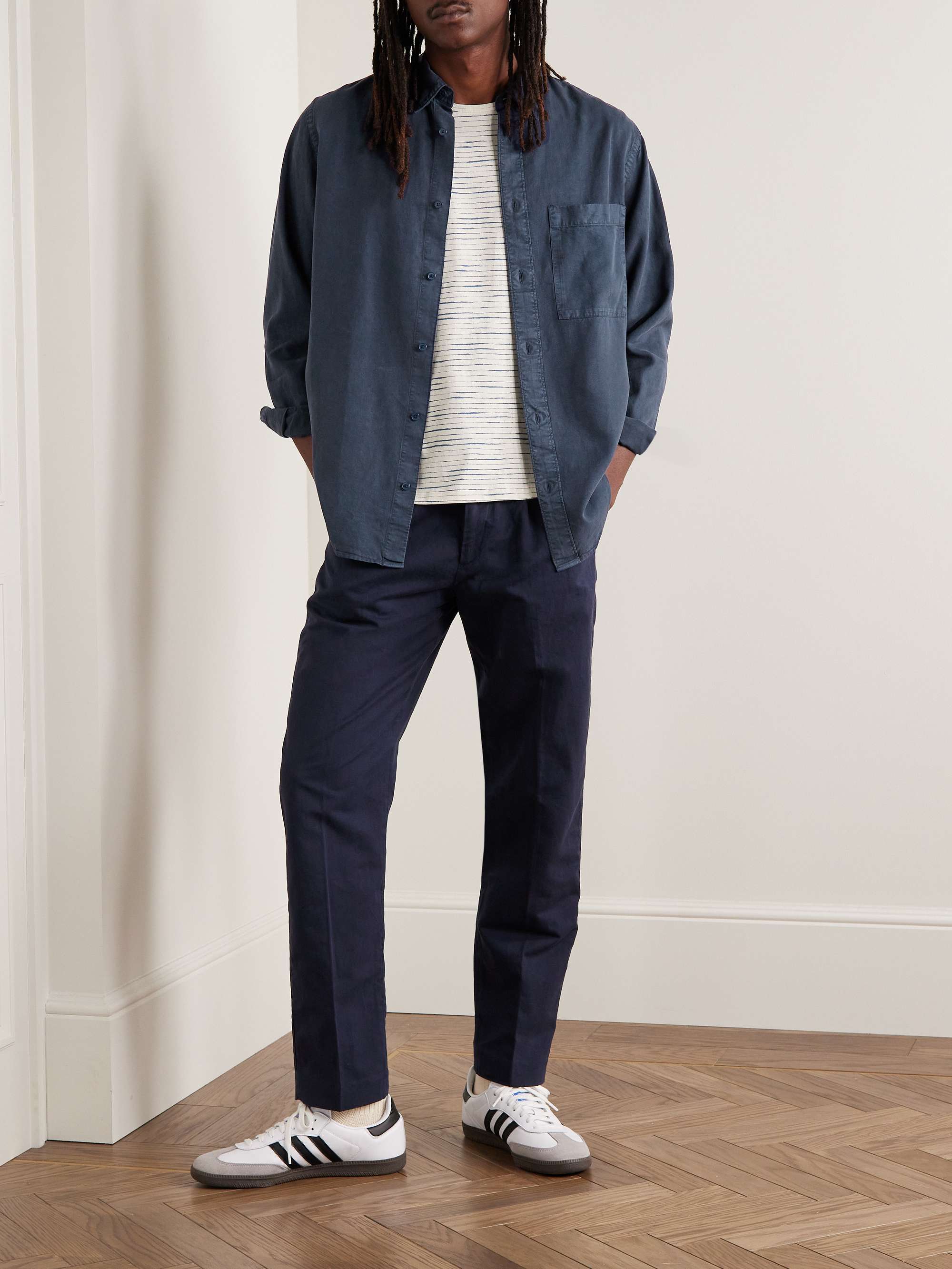 NN07 Cohen 5029 Garment-Dyed Twill Shirt