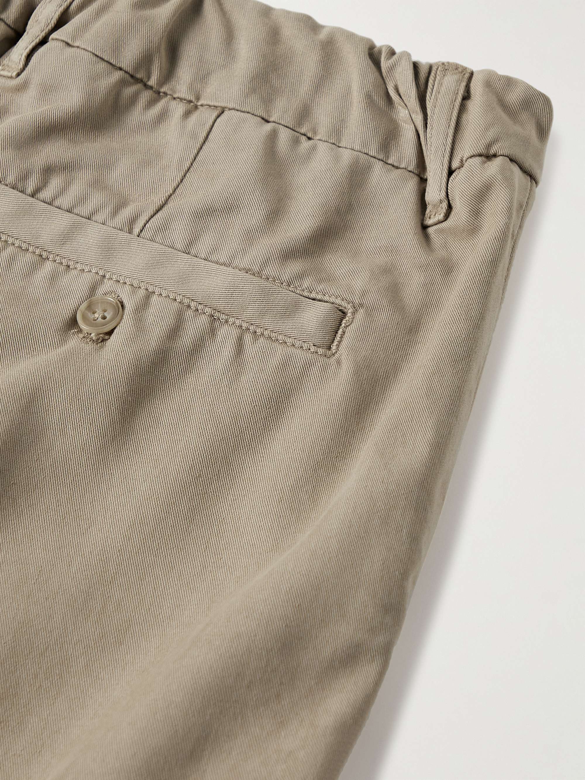 NN07 Theodor 1365 Straight-Leg Lyocell and Cotton-Blend Twill Shorts