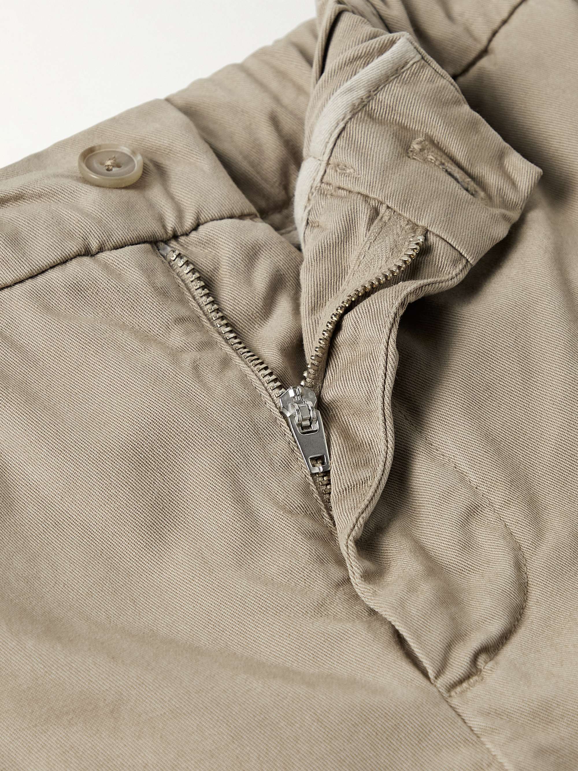 NN07 Theodor 1365 Straight-Leg Lyocell and Cotton-Blend Twill Shorts