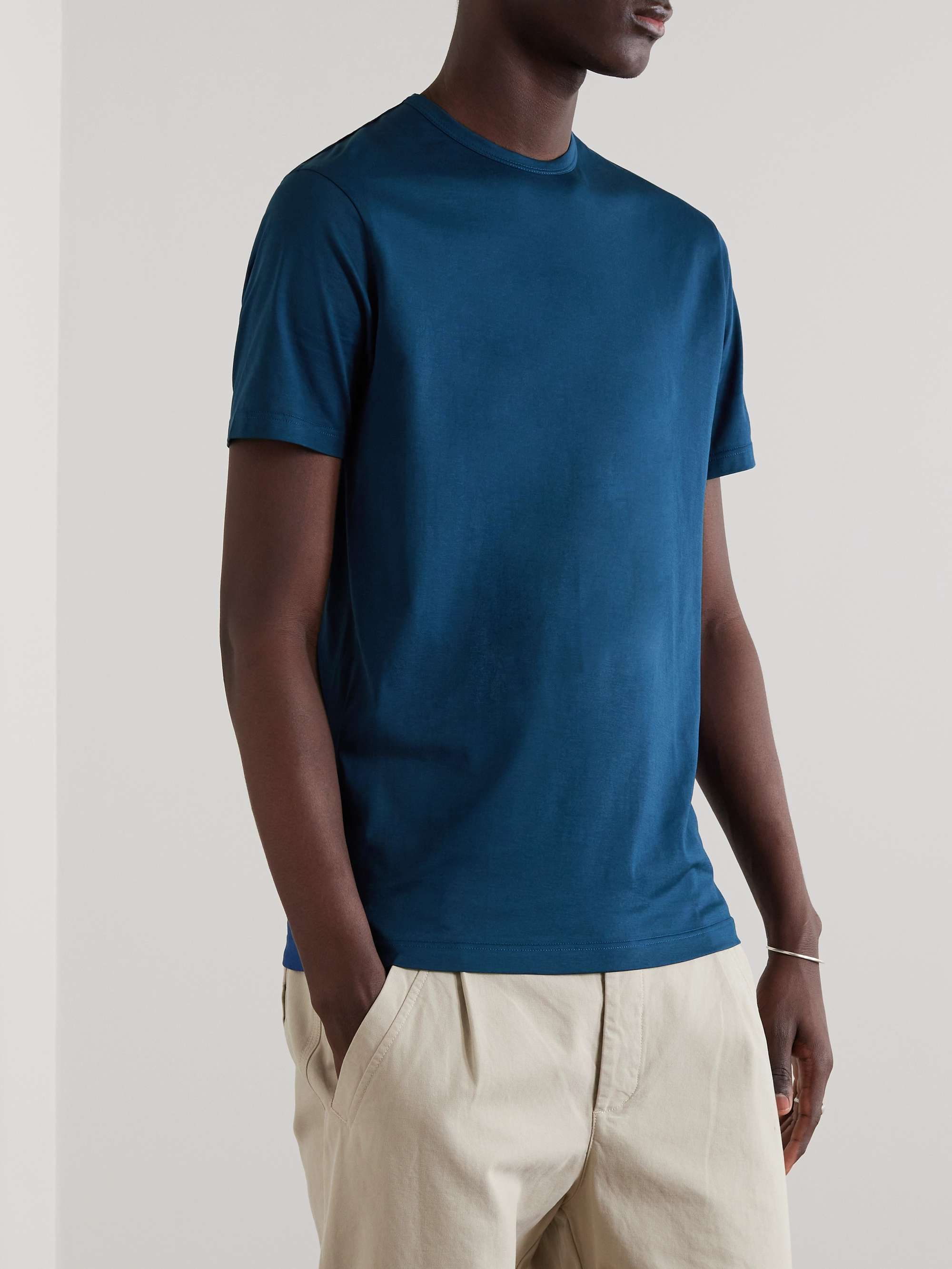 SUNSPEL Supima Cotton-Jersey T-Shirt