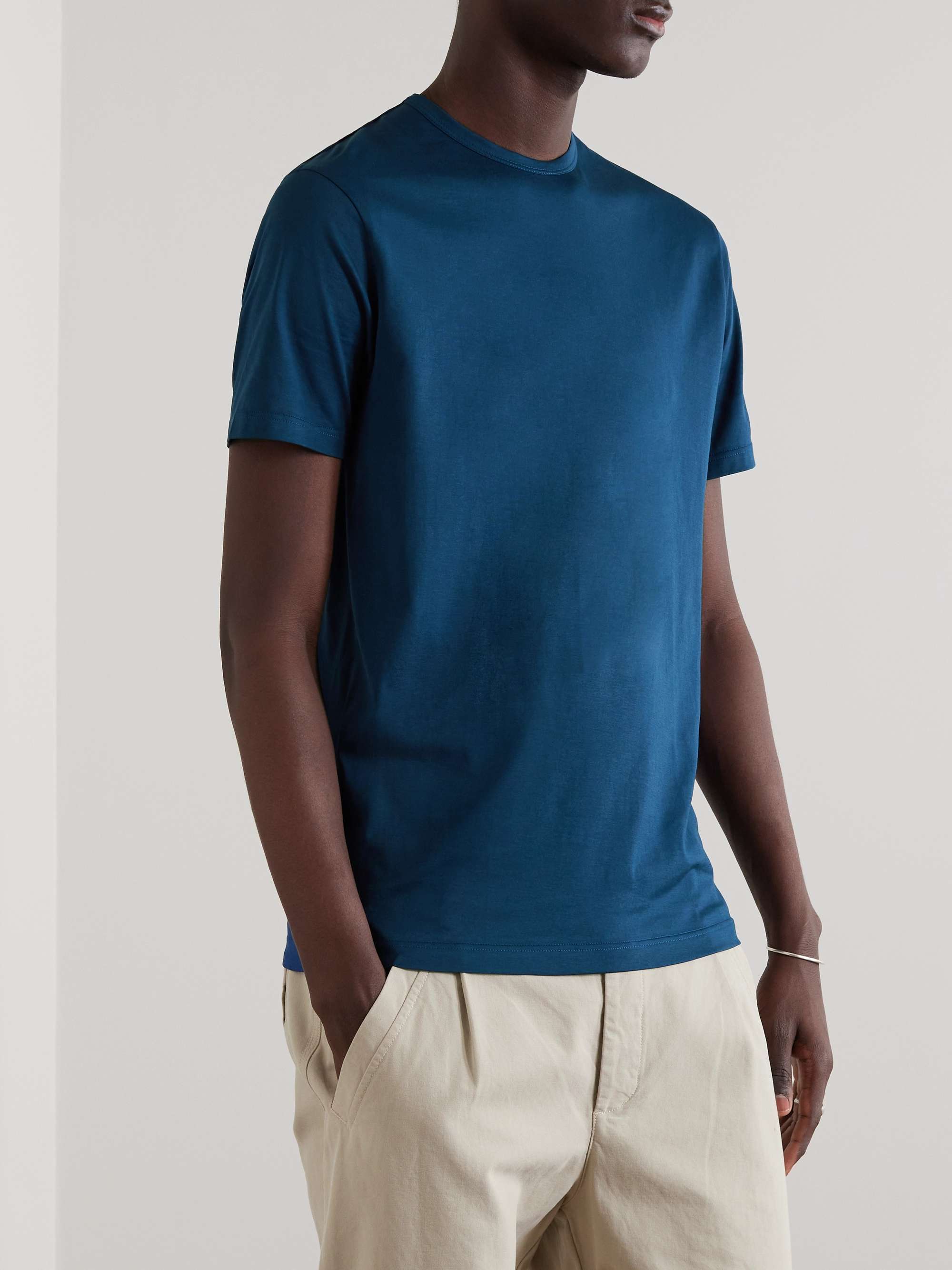 SUNSPEL Supima Cotton-Jersey T-Shirt for Men | MR PORTER