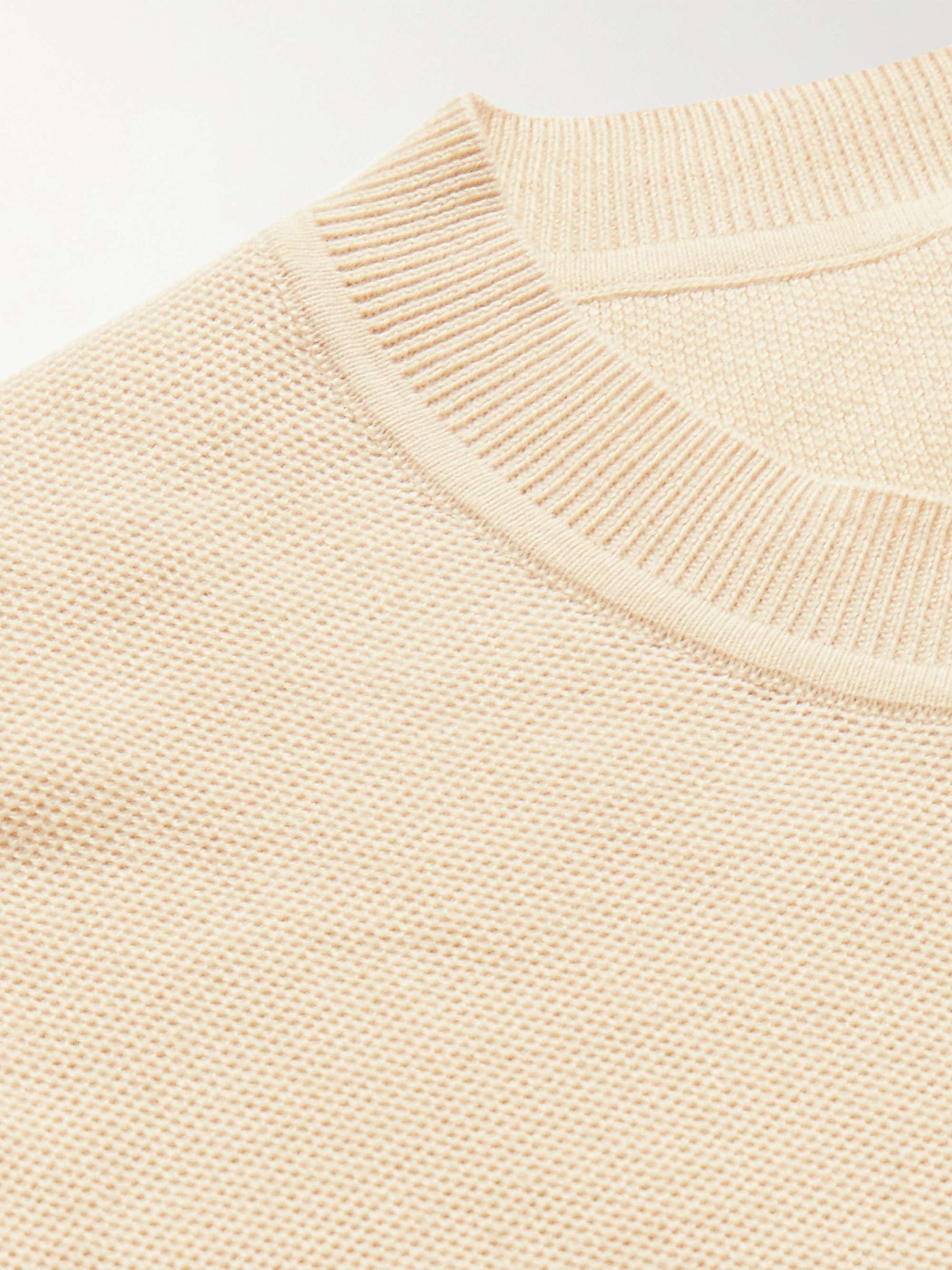 SUNSPEL Knitted Cotton T-Shirt