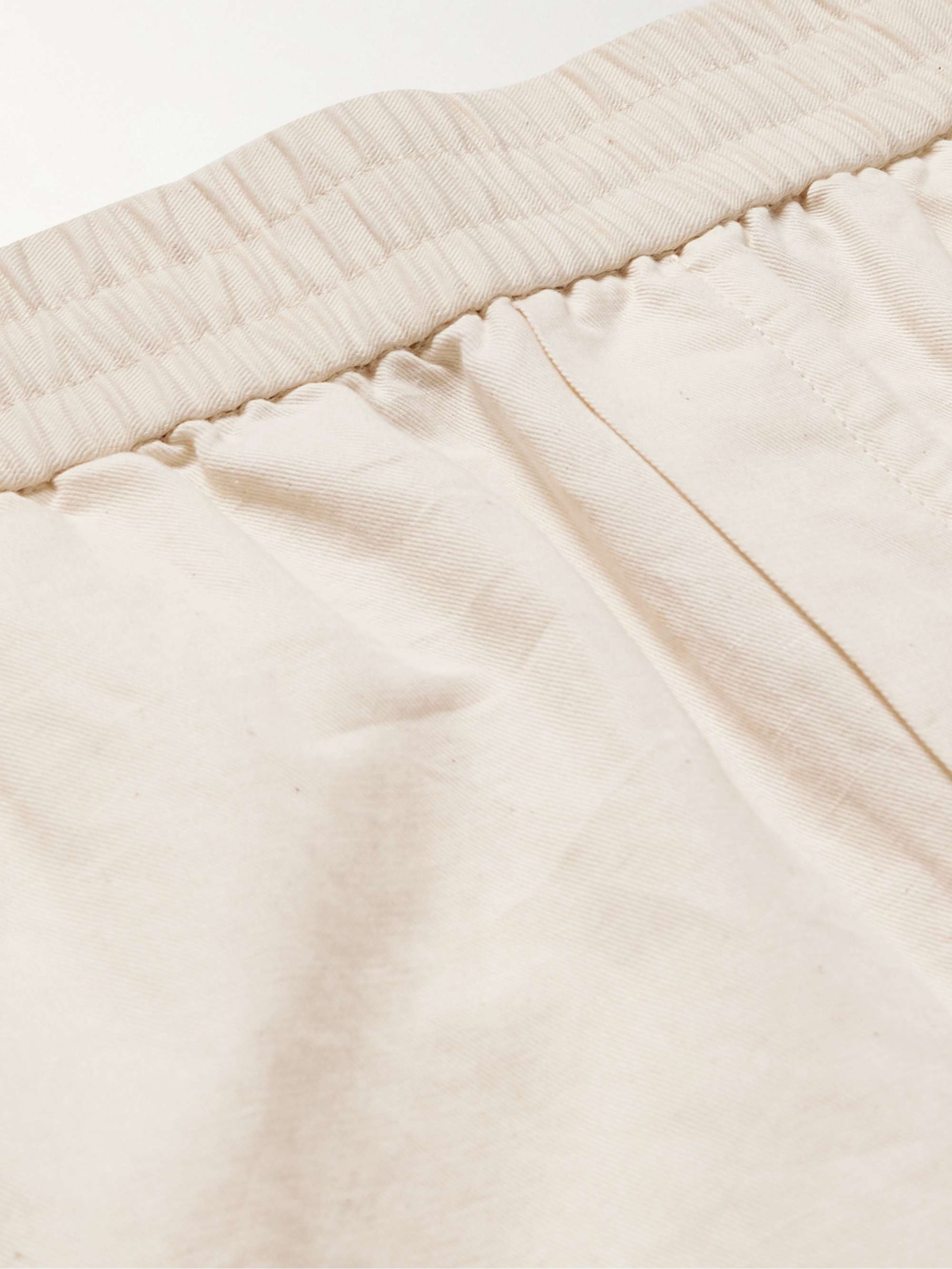 SUNSPEL Straight-Leg Cotton and Linen-Blend Twill Shorts