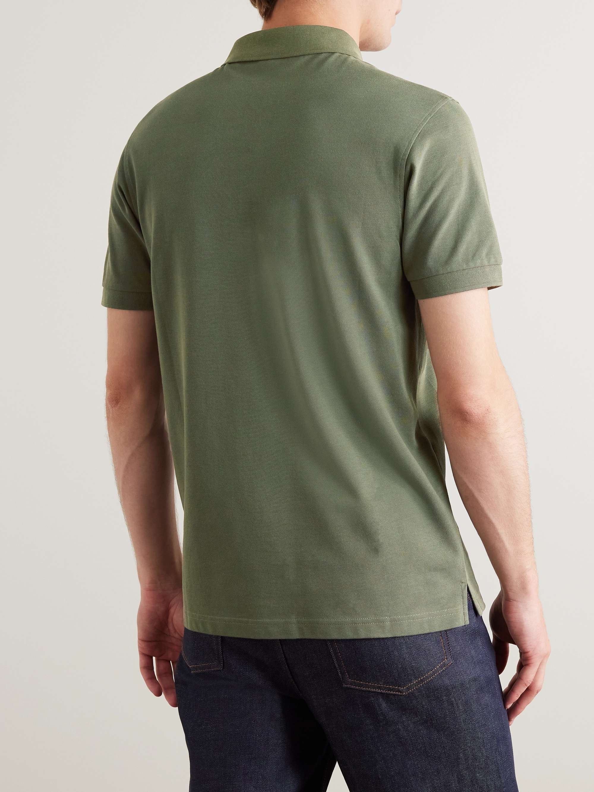 SUNSPEL Cotton-Piqué Polo Shirt
