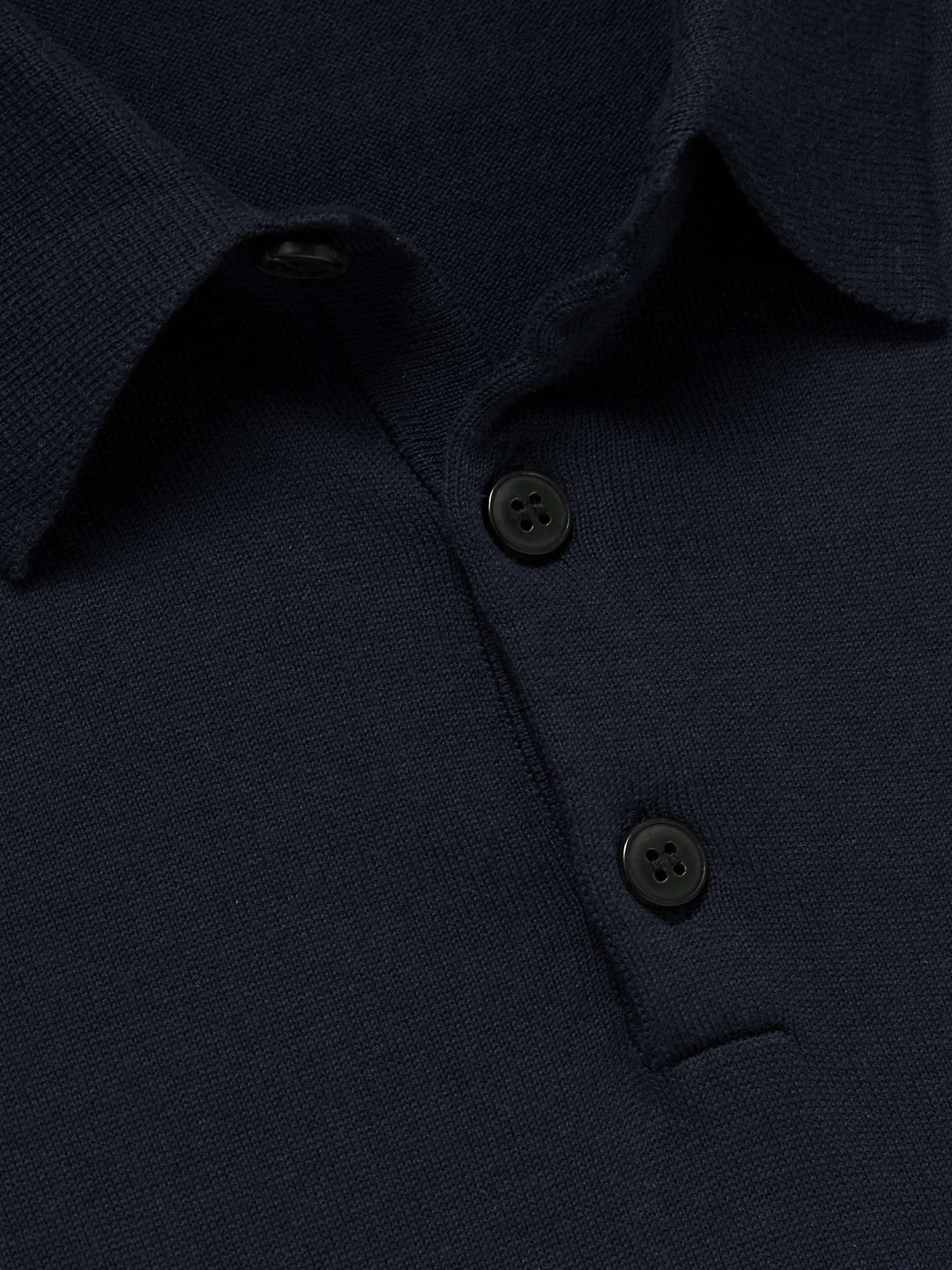 SUNSPEL Slim-Fit Sea Island Cotton Polo Shirt