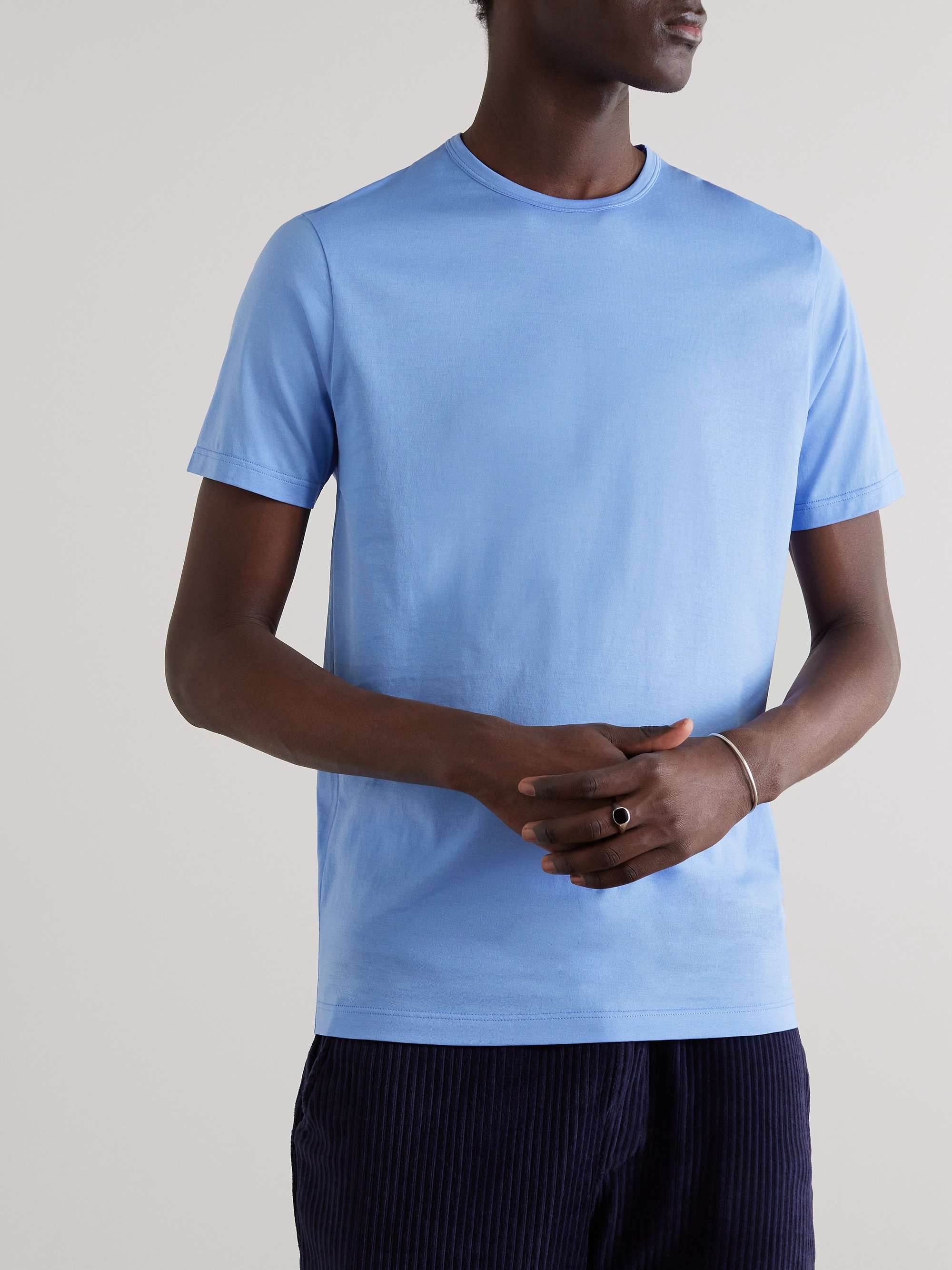 SUNSPEL Supima Cotton-Jersey T-Shirt