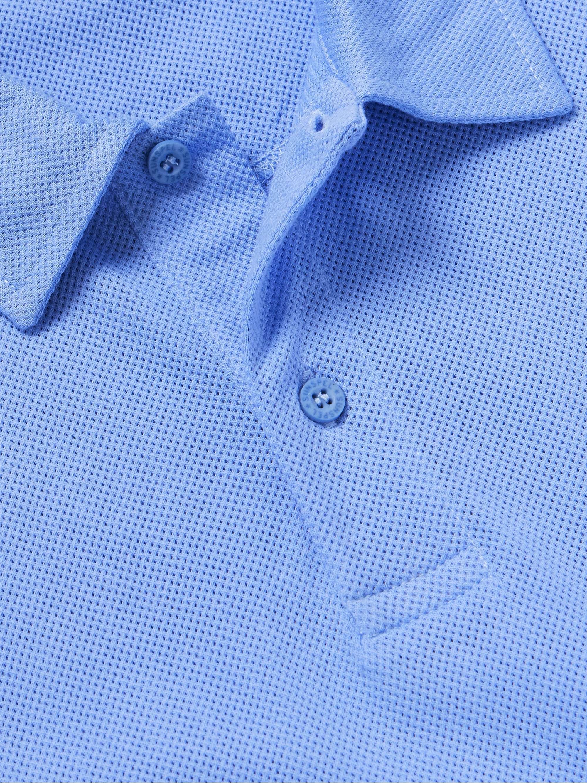 SUNSPEL Riviera Slim-Fit Cotton-Mesh Polo Shirt