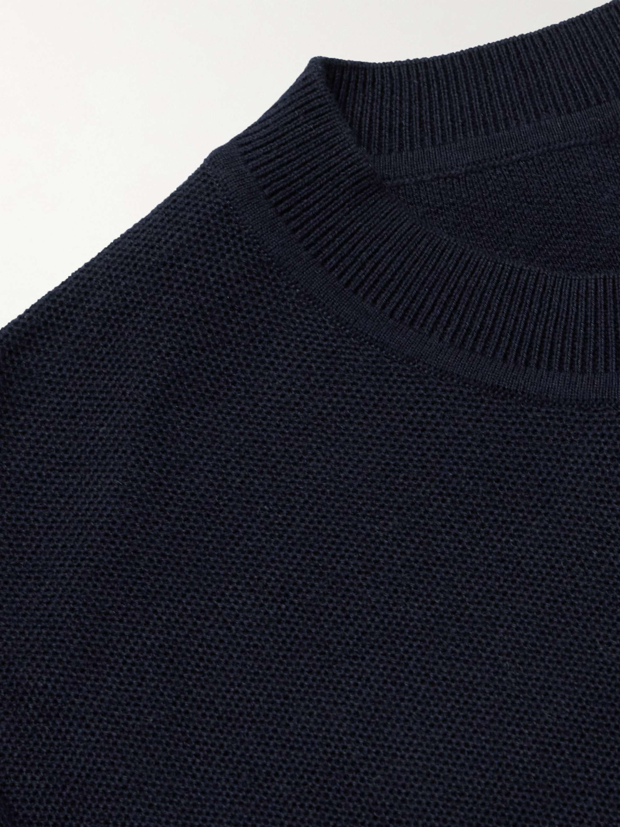 SUNSPEL Knitted Cotton T-Shirt