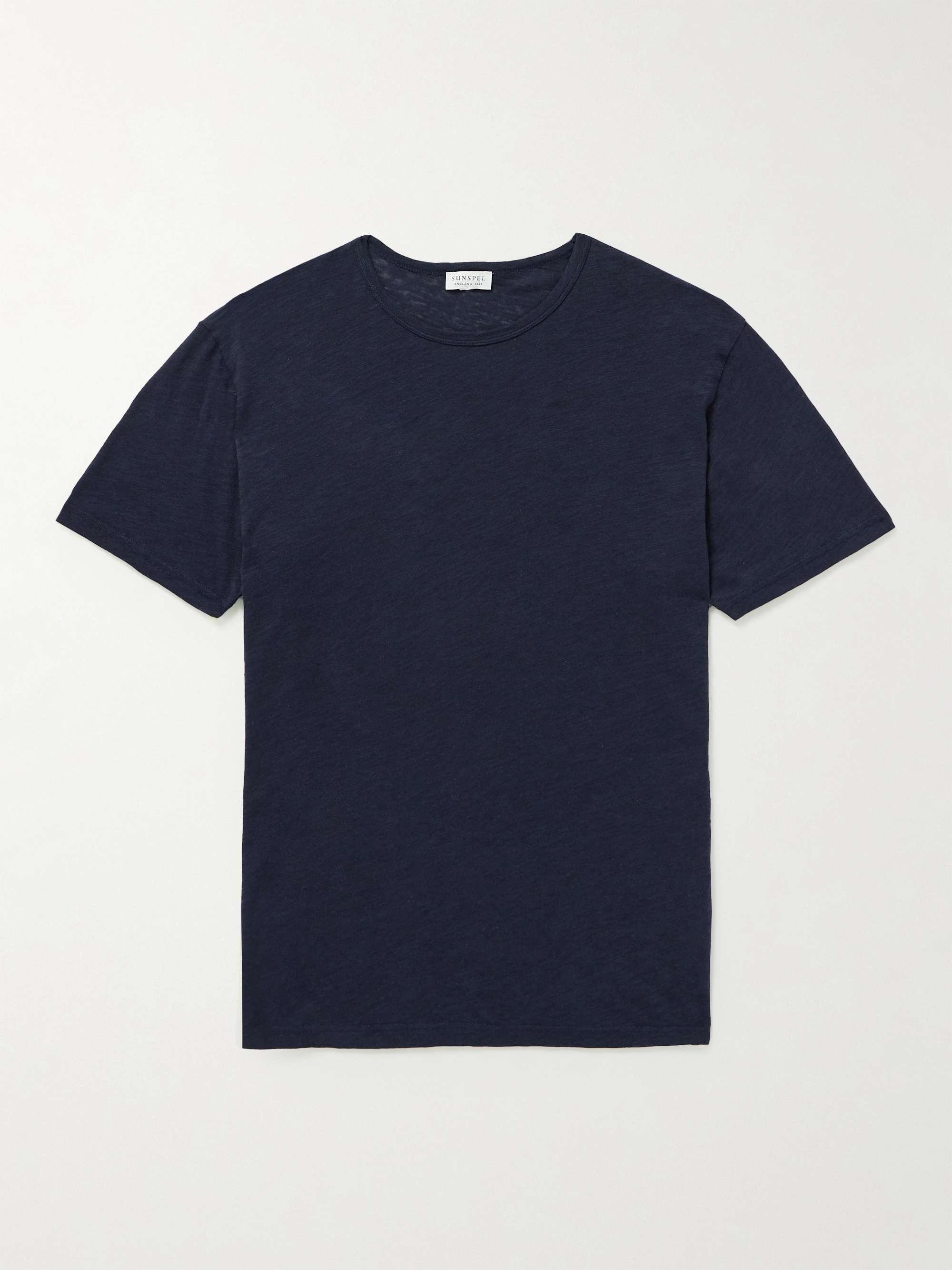 SUNSPEL Pima Cotton and Linen-Blend Jersey T-Shirt for Men | MR PORTER