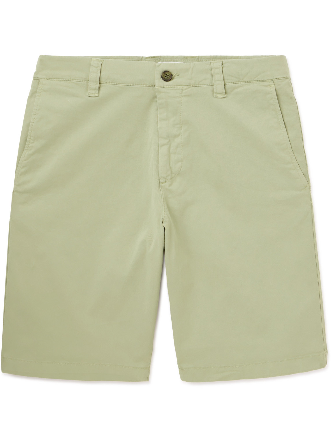 Crown 1005 Straight-Leg Organic Cotton-Blend Twill Shorts