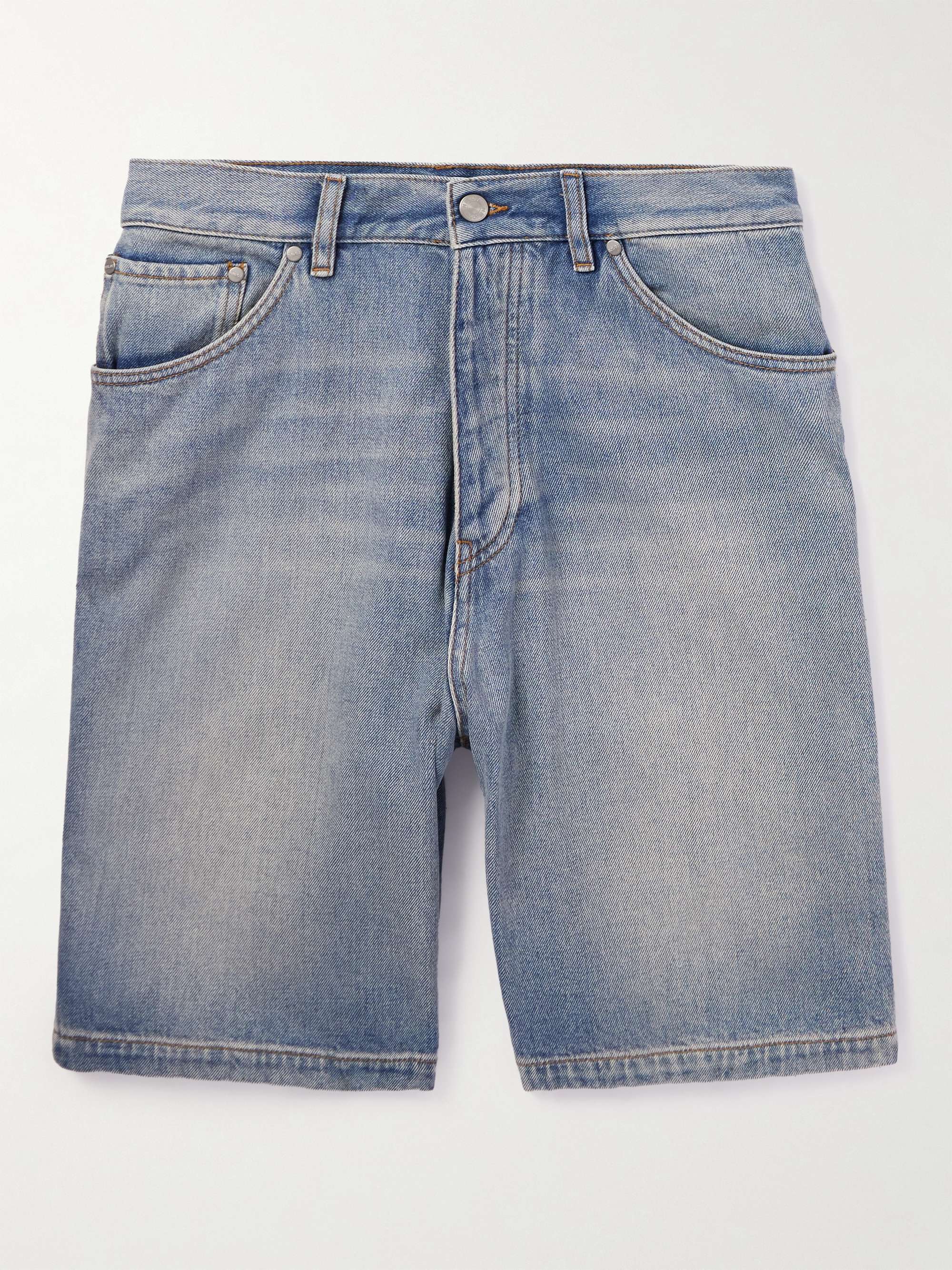 NN07 Jannik 1845 Straight-Leg Denim Shorts for Men | MR PORTER