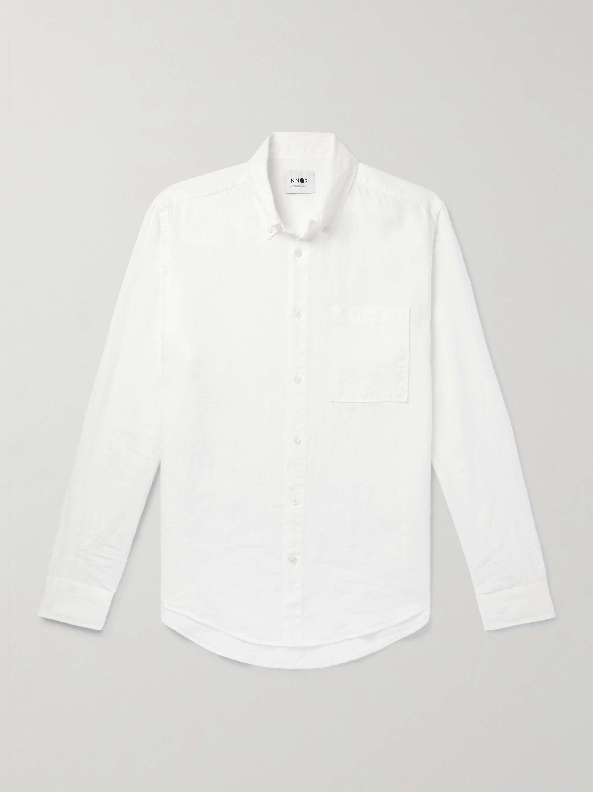 NN07 Arne Button-Down Collar Linen Shirt for Men | MR PORTER