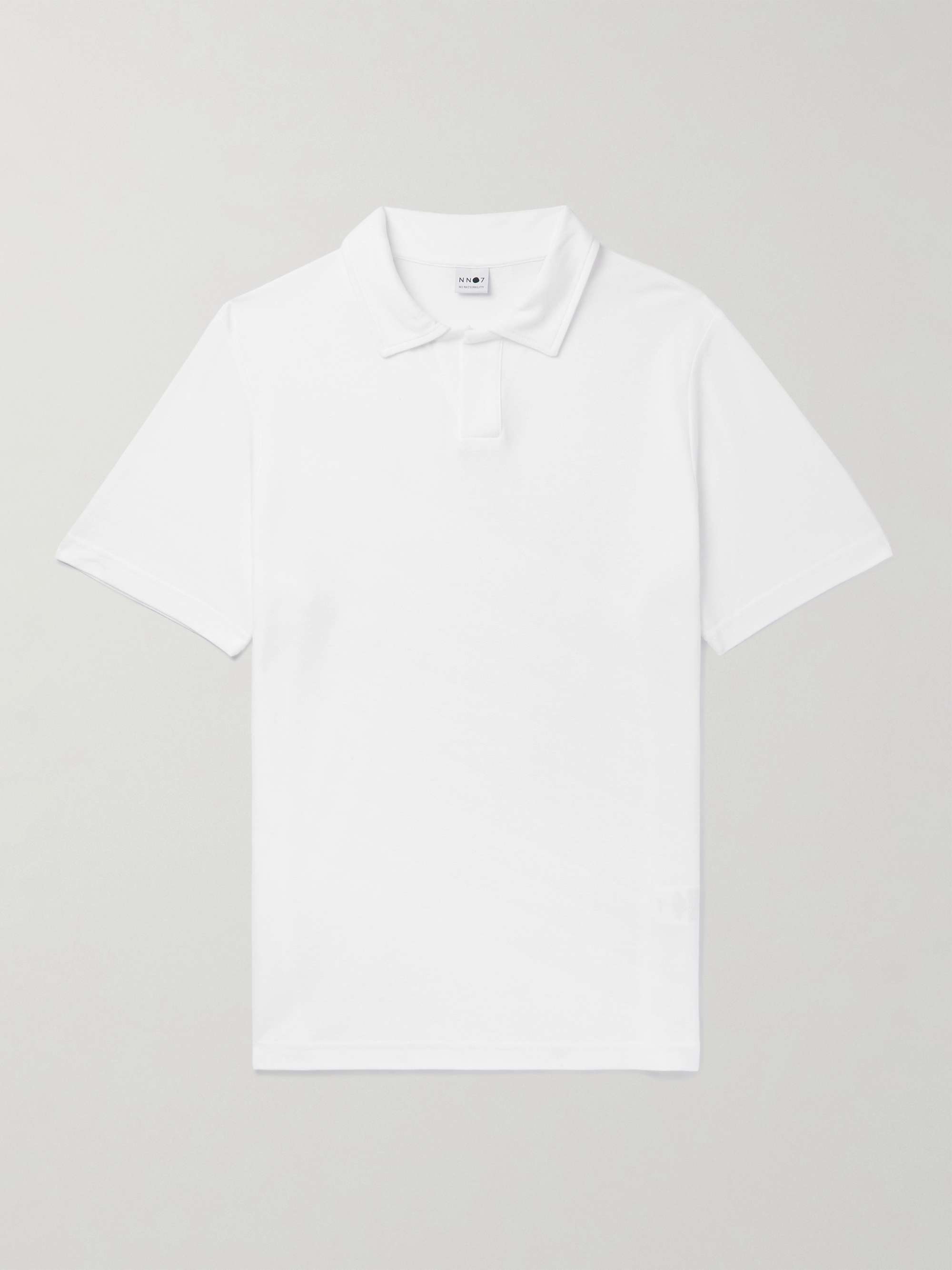 NN07 Ross Cotton and Modal-Blend Polo Shirt