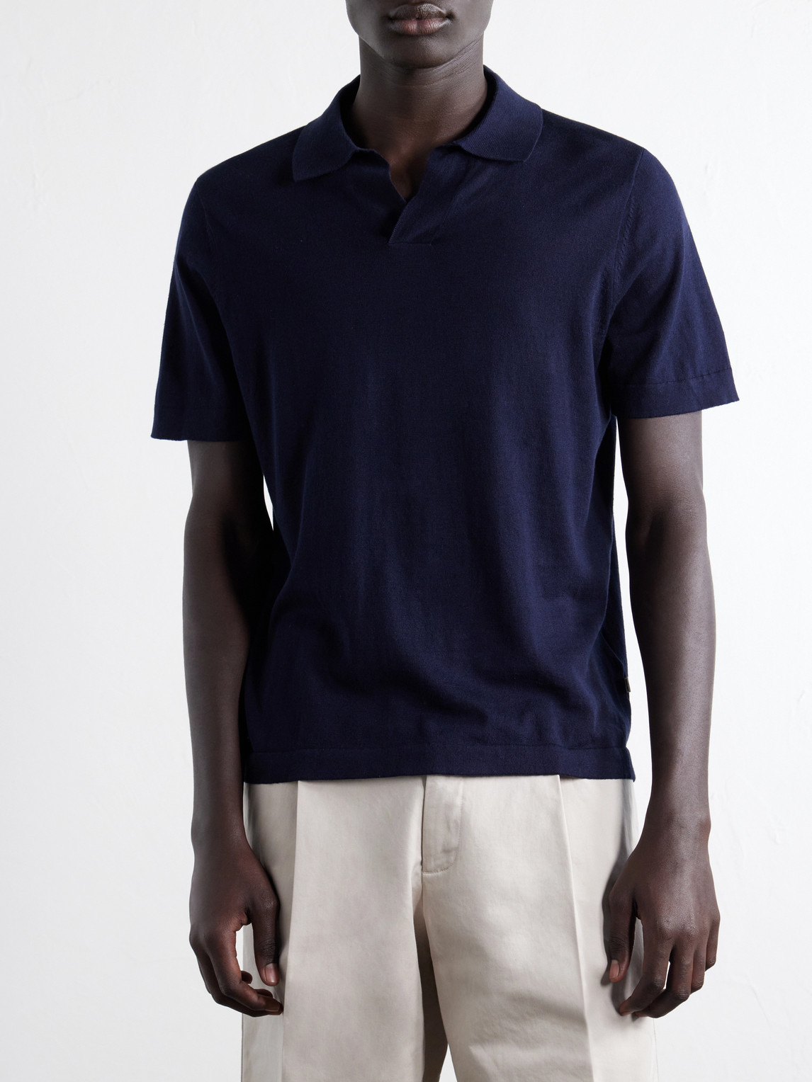 Ryan 6311 Cotton And Linen-Blend Polo Shirt