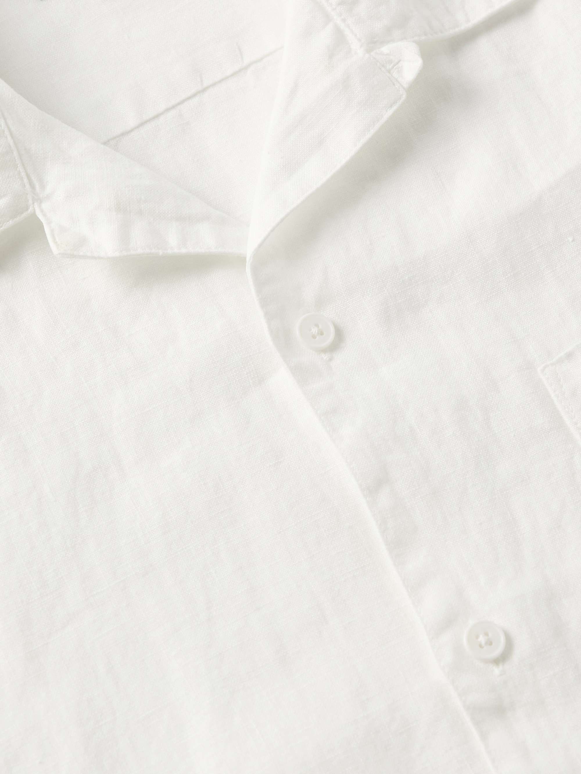 NN07 Julio 5029 Convertible-Collar Linen Shirt