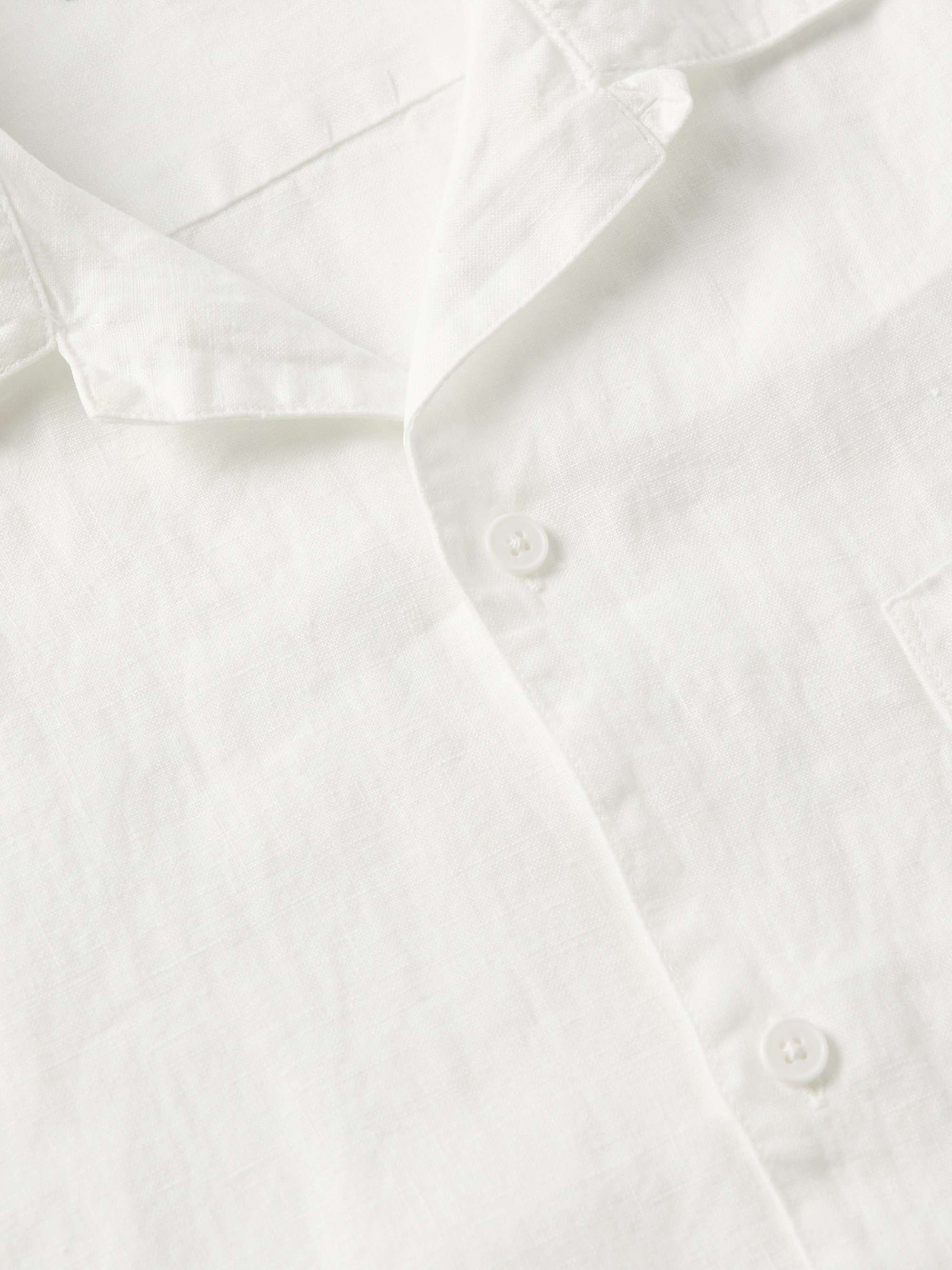 NN07 Julio 5706 Convertible-Collar Linen Shirt for Men | MR PORTER