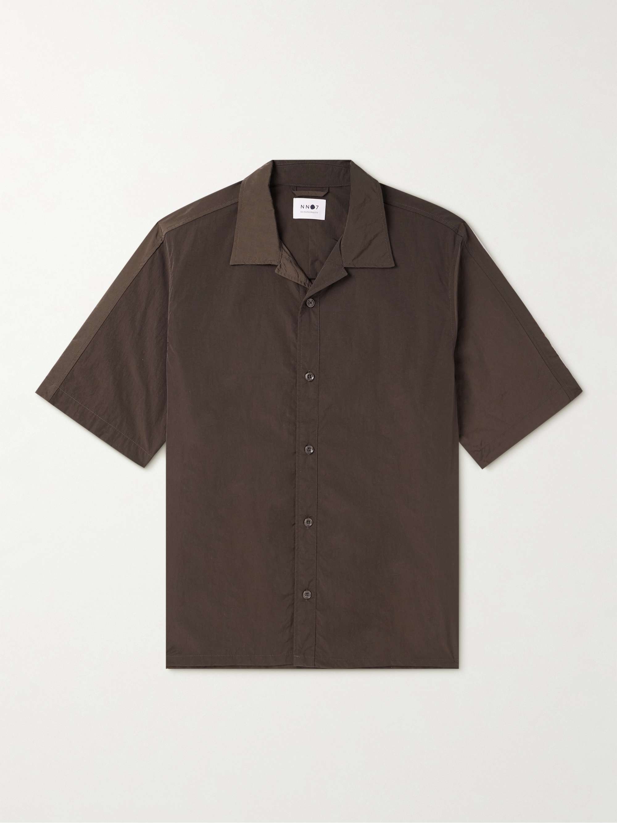 NN07 Ole 1442 Camp-Collar Recycled-Shell Shirt for Men | MR PORTER