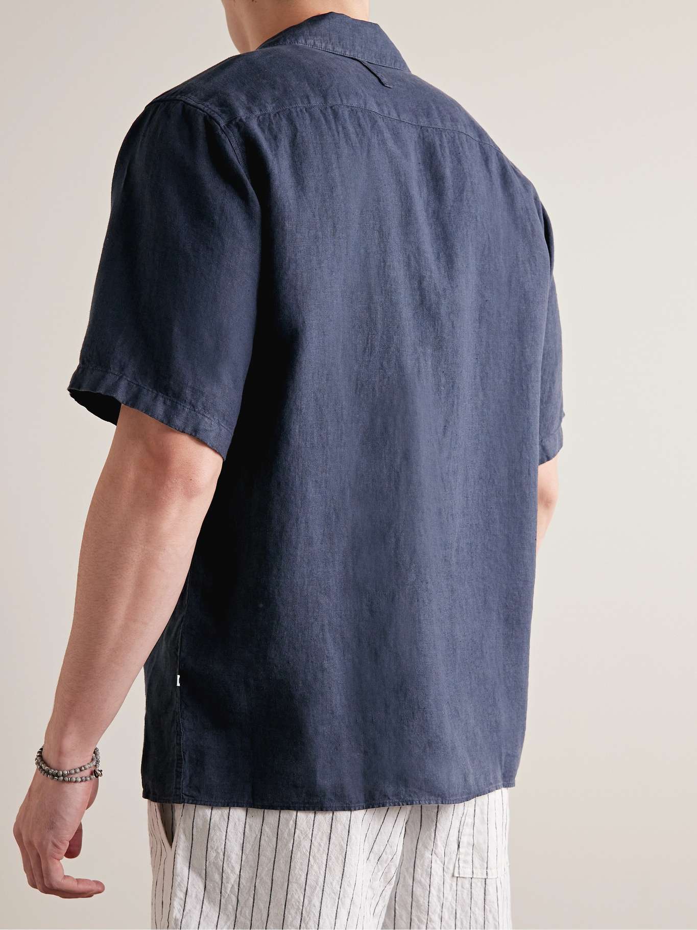 NN07 Julio 5706 Convertible-Collar Linen Shirt for Men | MR PORTER