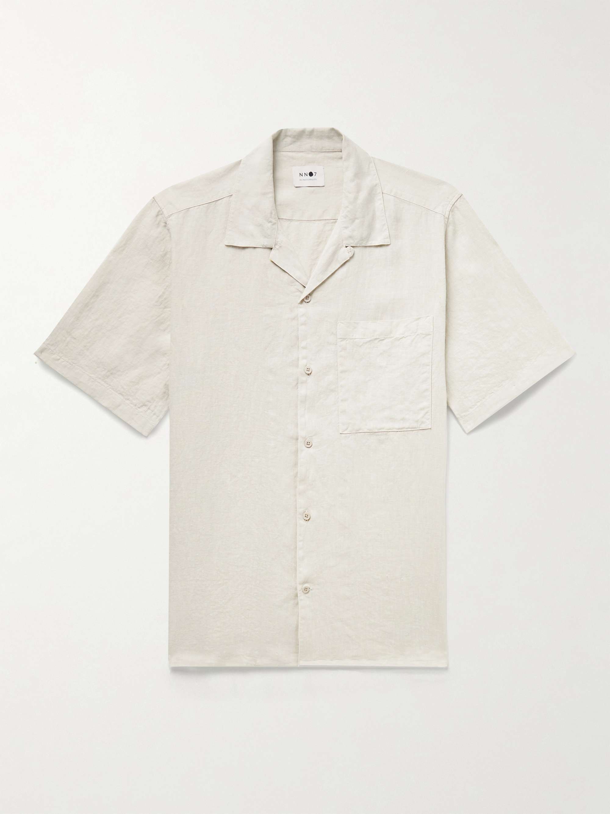 NN07 Julio 5706 Convertible-Collar Linen Shirt for Men | MR PORTER