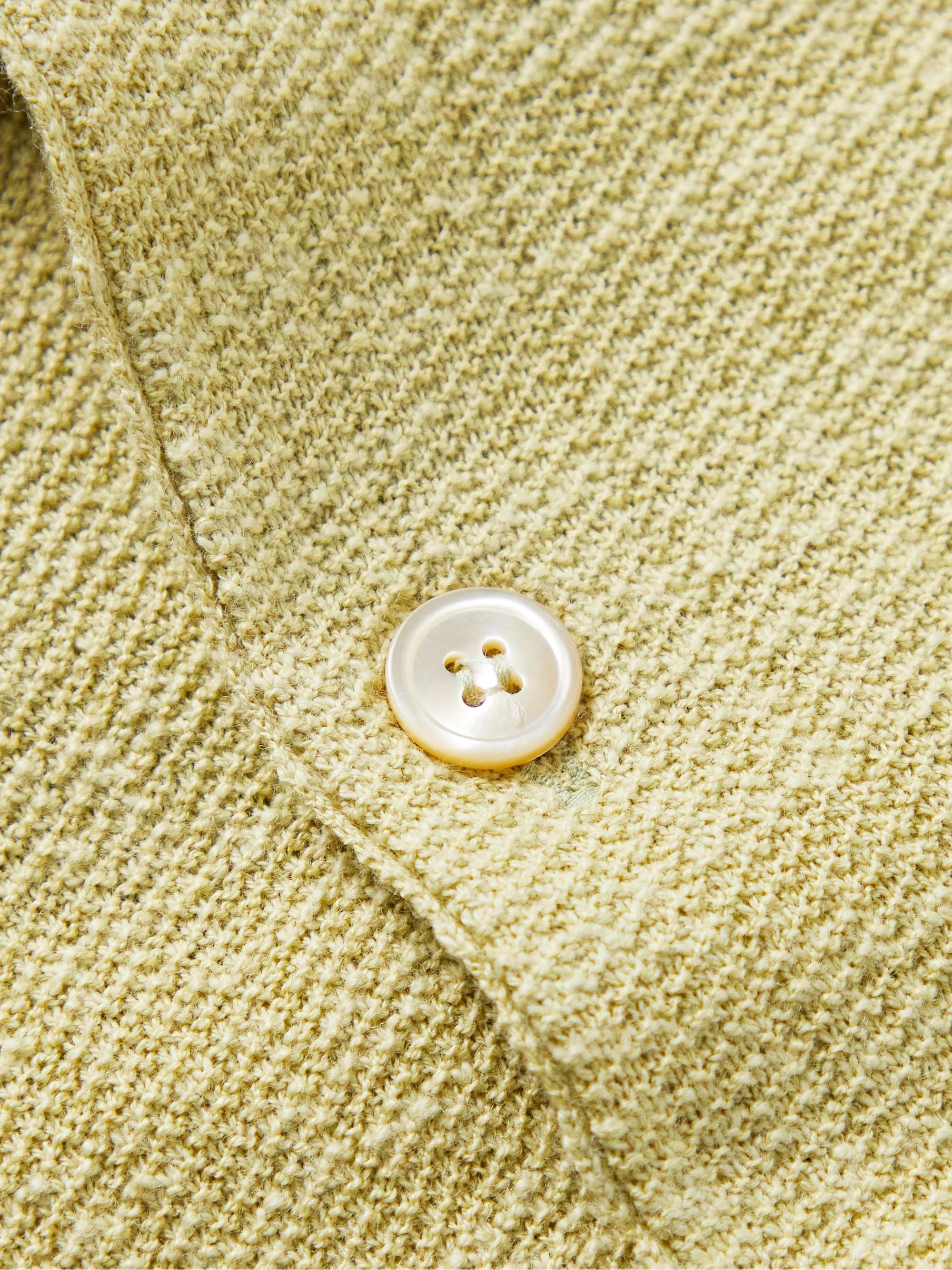 NN07 Nolan Ribbed Cotton-Blend Polo Shirt