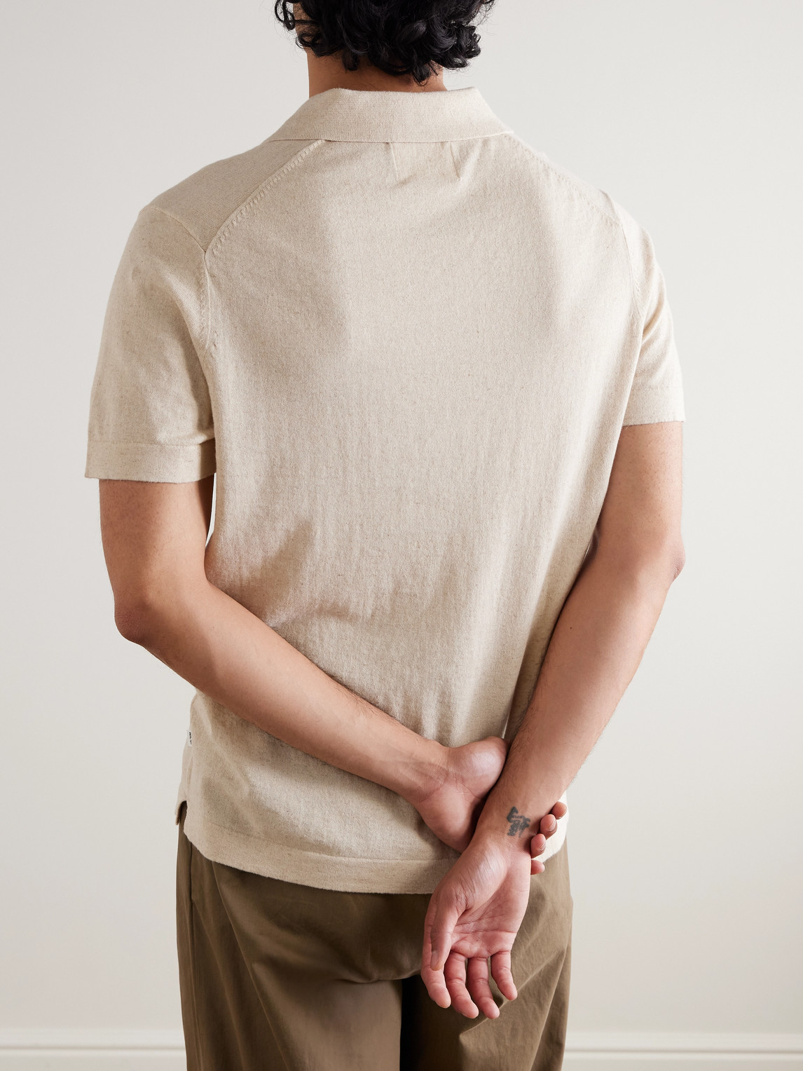 Ryan 6311 Cotton And Linen-Blend Polo Shirt