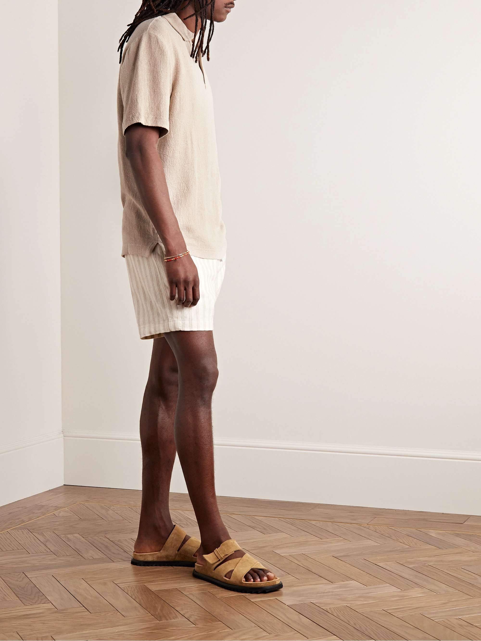 NN07 Joey Linen Polo Shirt