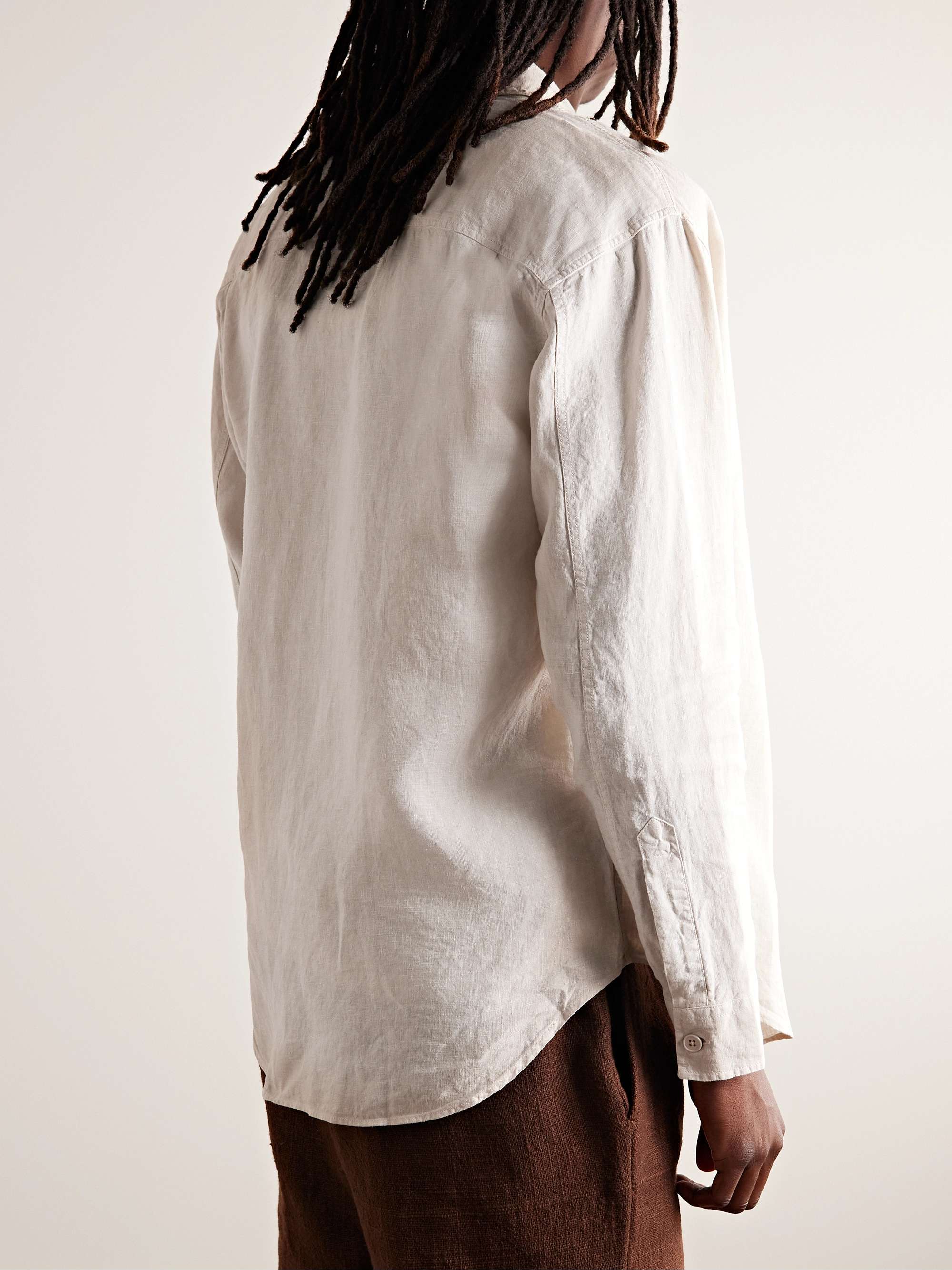 NN07 Adwin Linen Shirt