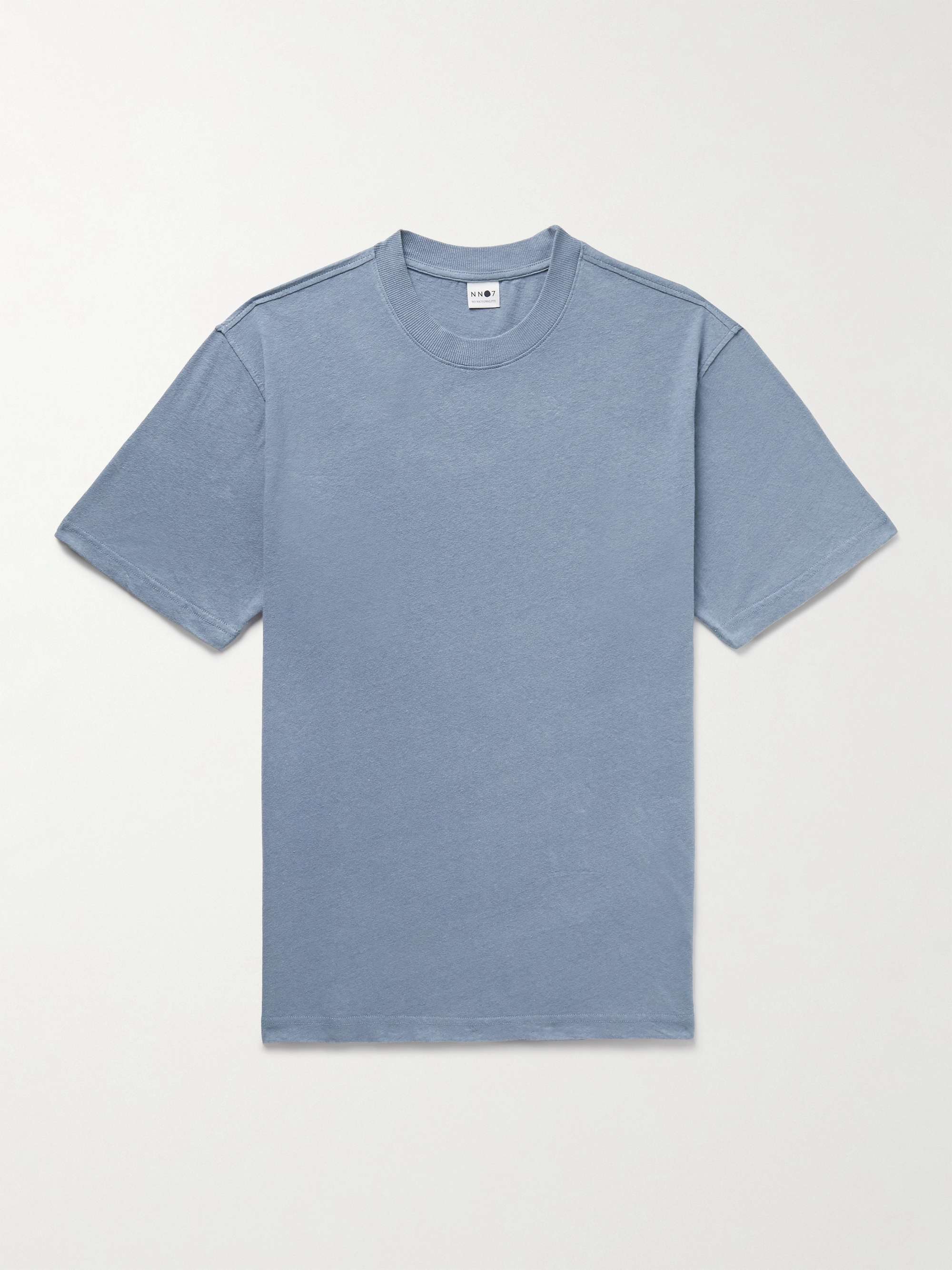 NN07 Adam 3266 Slub Linen and Cotton-Blend Jersey T-Shirt for Men | MR ...