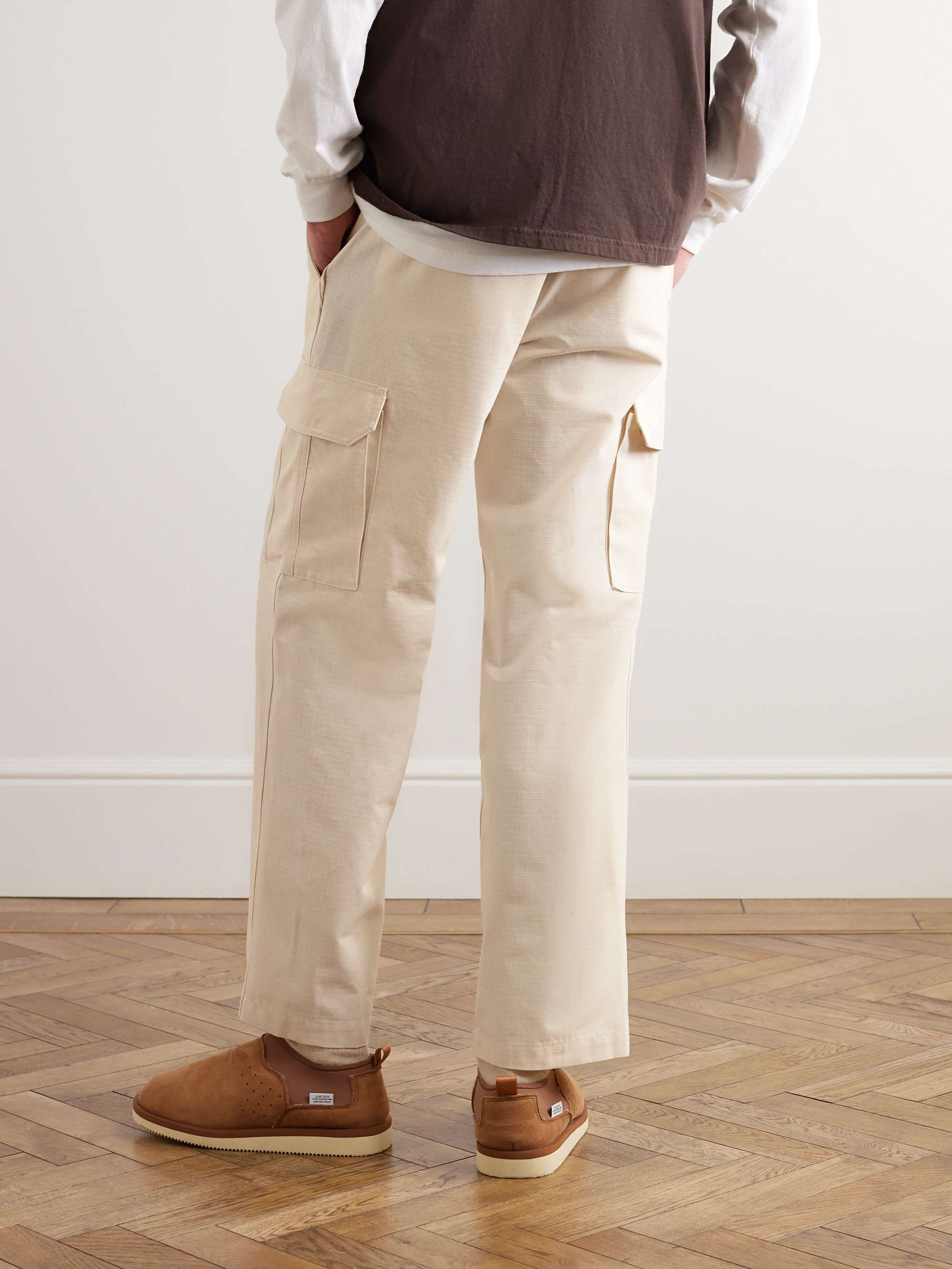 RANDY'S GARMENTS Straight-Leg Cotton-Ripstop Cargo Trousers