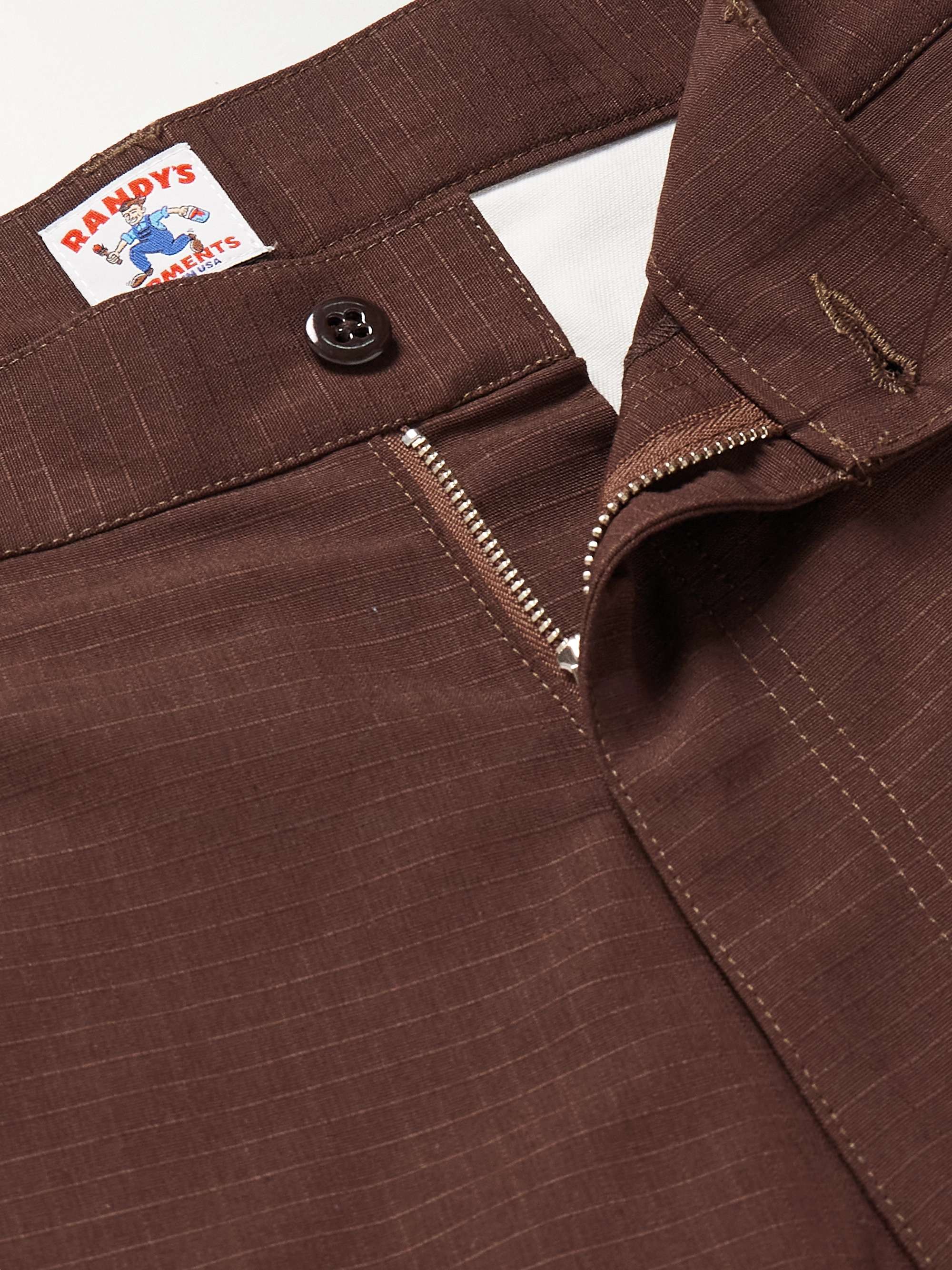 RANDY'S GARMENTS Straight-Leg Cotton-Ripstop Cargo Trousers