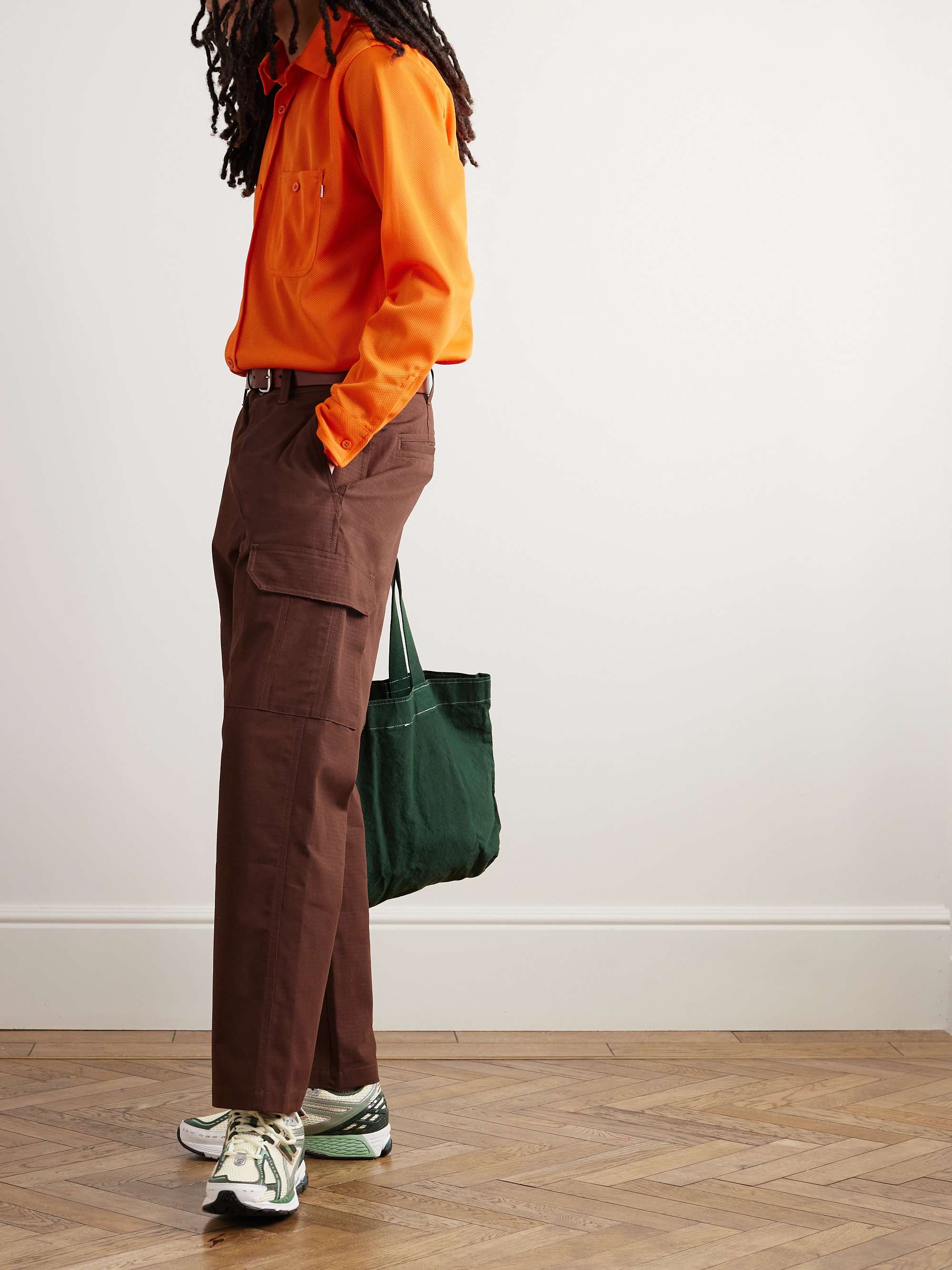 RANDY'S GARMENTS Straight-Leg Cotton-Ripstop Cargo Trousers